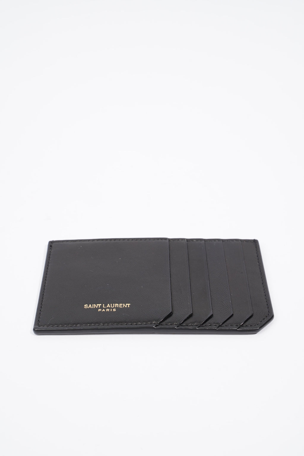 Saint Laurent Card Holder Black Leather