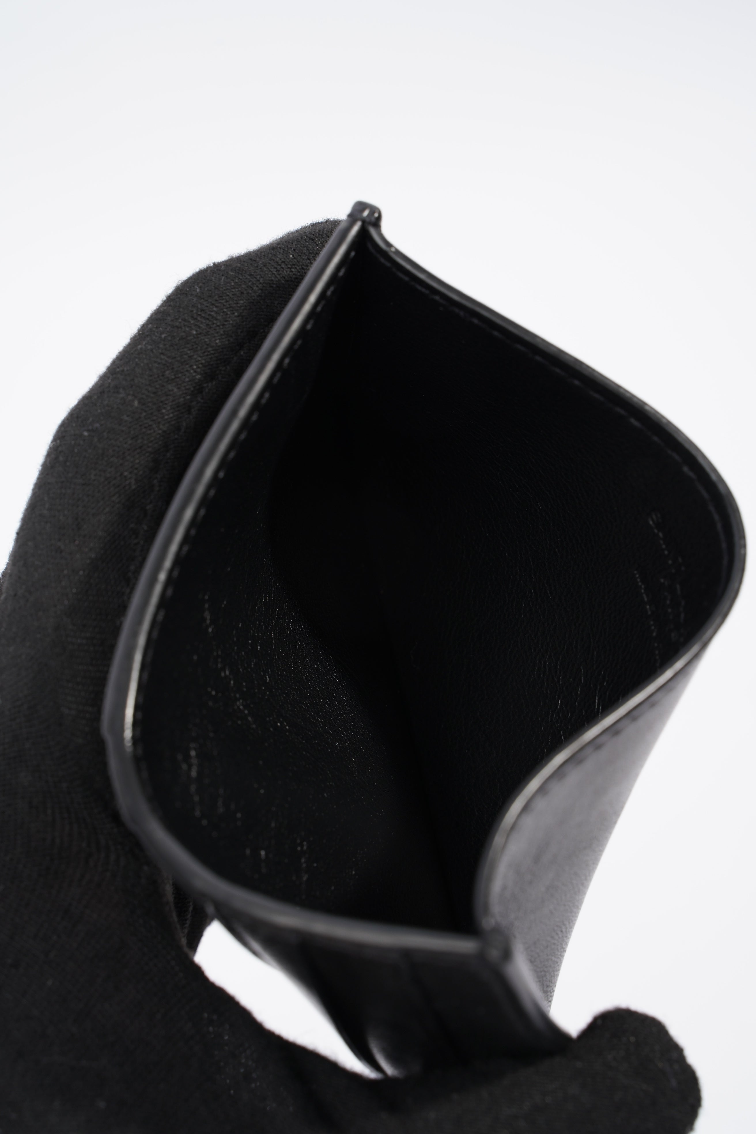 Saint Laurent Card Holder Black Leather