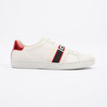 Gucci Ace Stripe Cream / Red Leather EU 39.5 UK 6.5