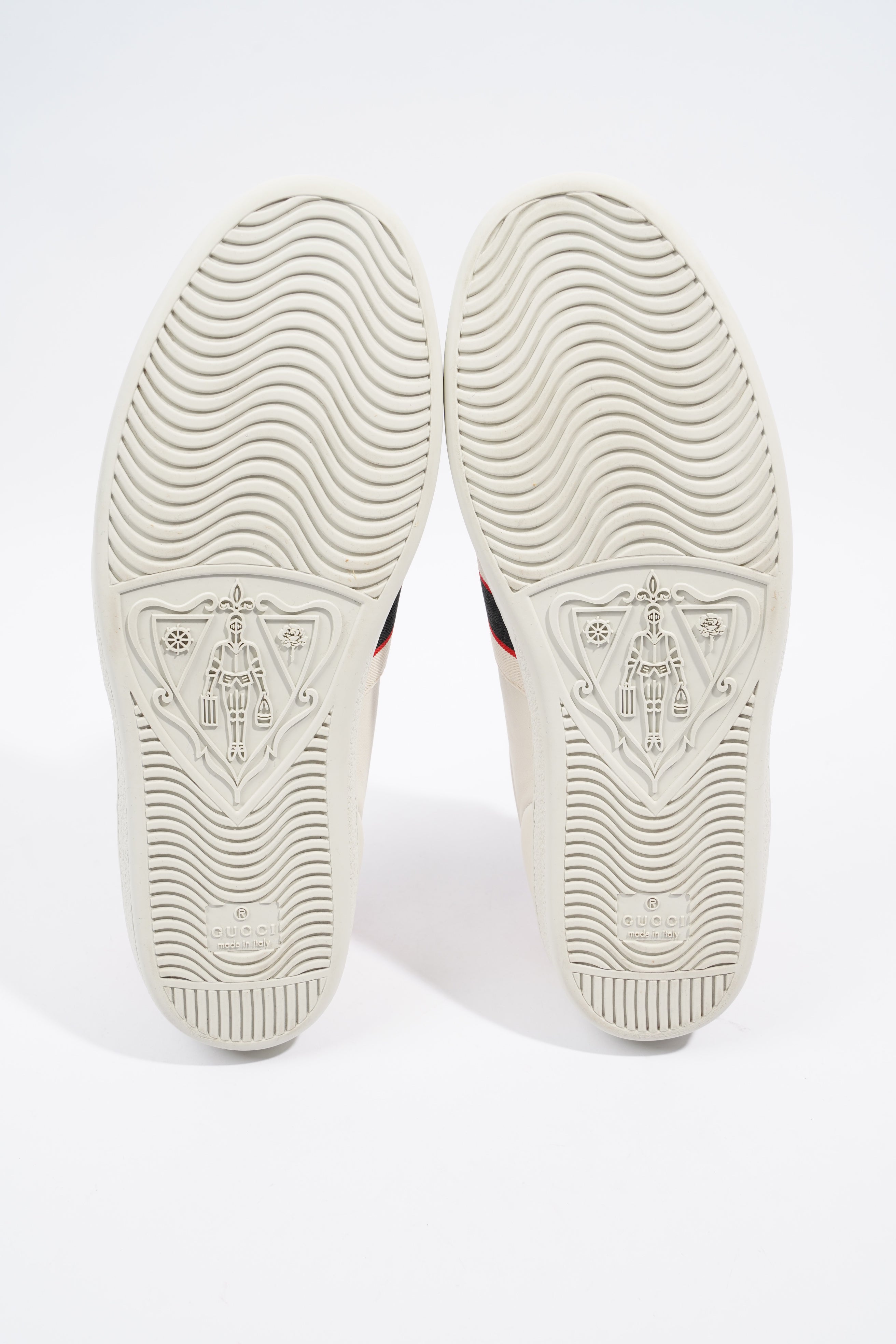 Gucci Ace Stripe Cream / Red Leather EU 39.5 UK 6.5