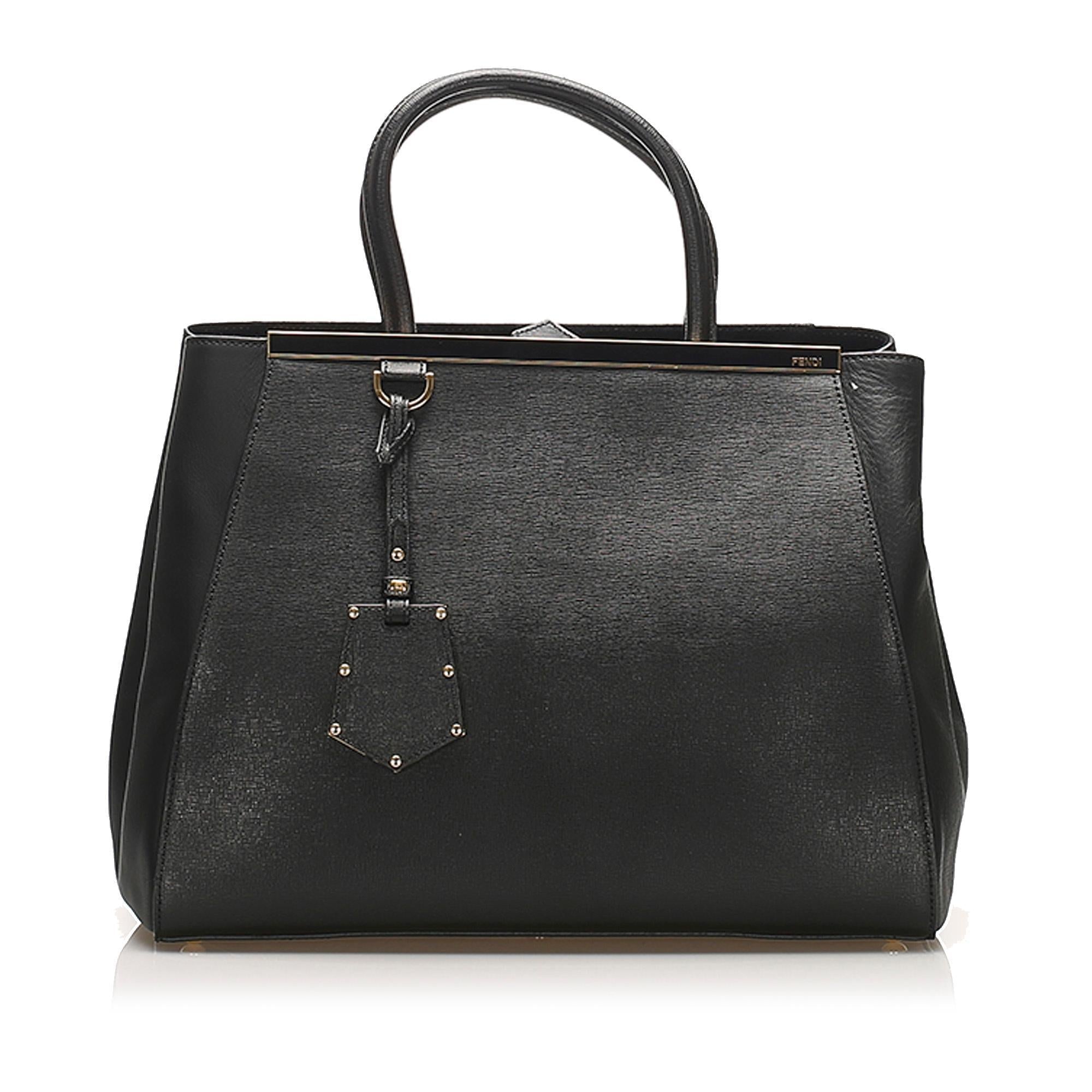 Fendi 2Jours Leather Satchel (SHG-13594)