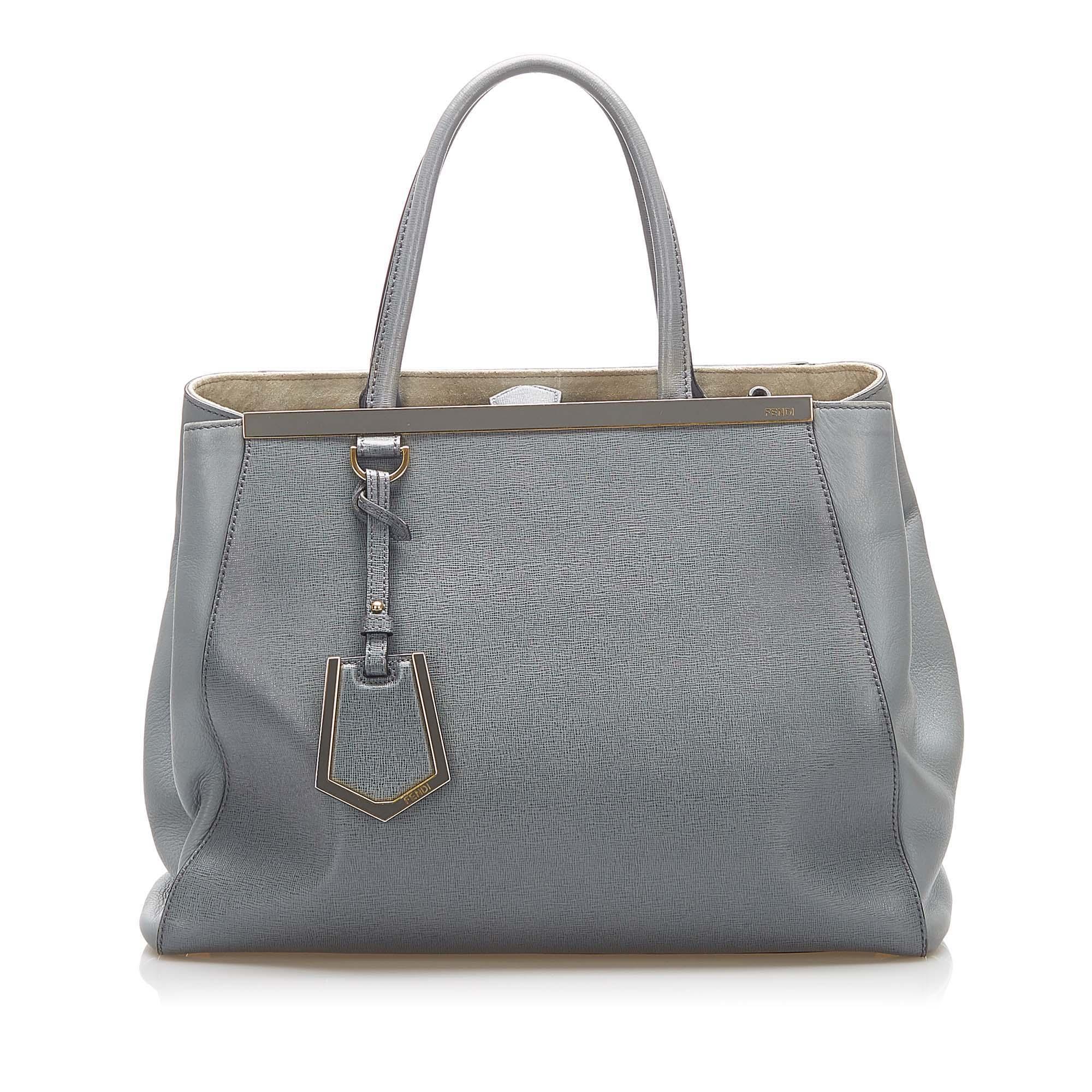 Fendi 2Jours Leather Satchel (SHG-16295)