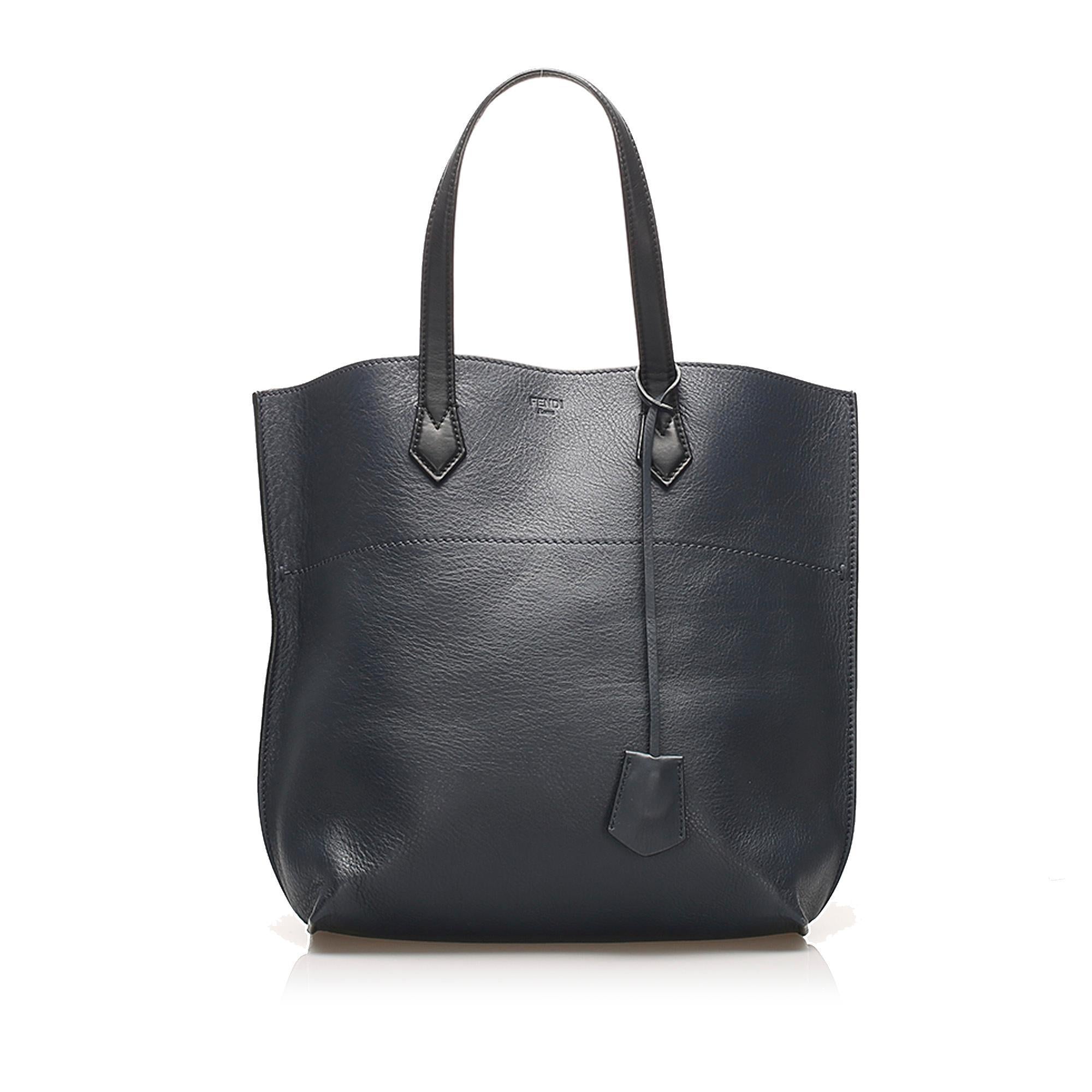 Fendi All Shopper Leather Tote (SHG-11781)