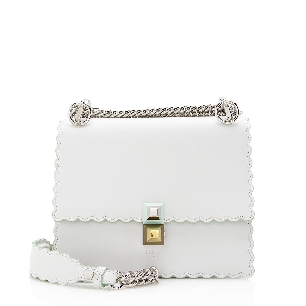 Fendi Calfskin Kan I Mini Shoulder Bag (SHF-14326)