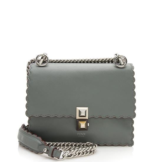 Fendi Calfskin Kan I Small Shoulder Bag