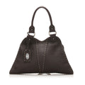 Fendi Devil Trapezio Leather Tote Bag (SHG-20791)