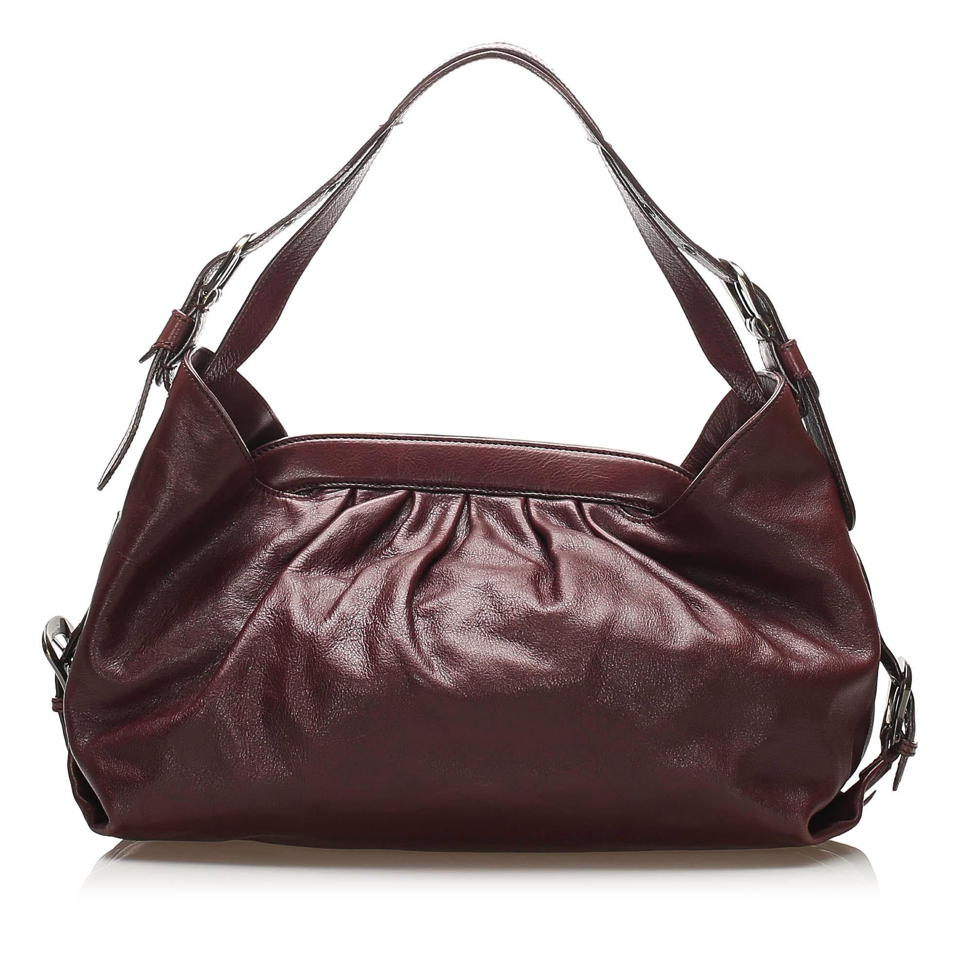 Fendi Doctor B Leather Handbag (SHG-14174)