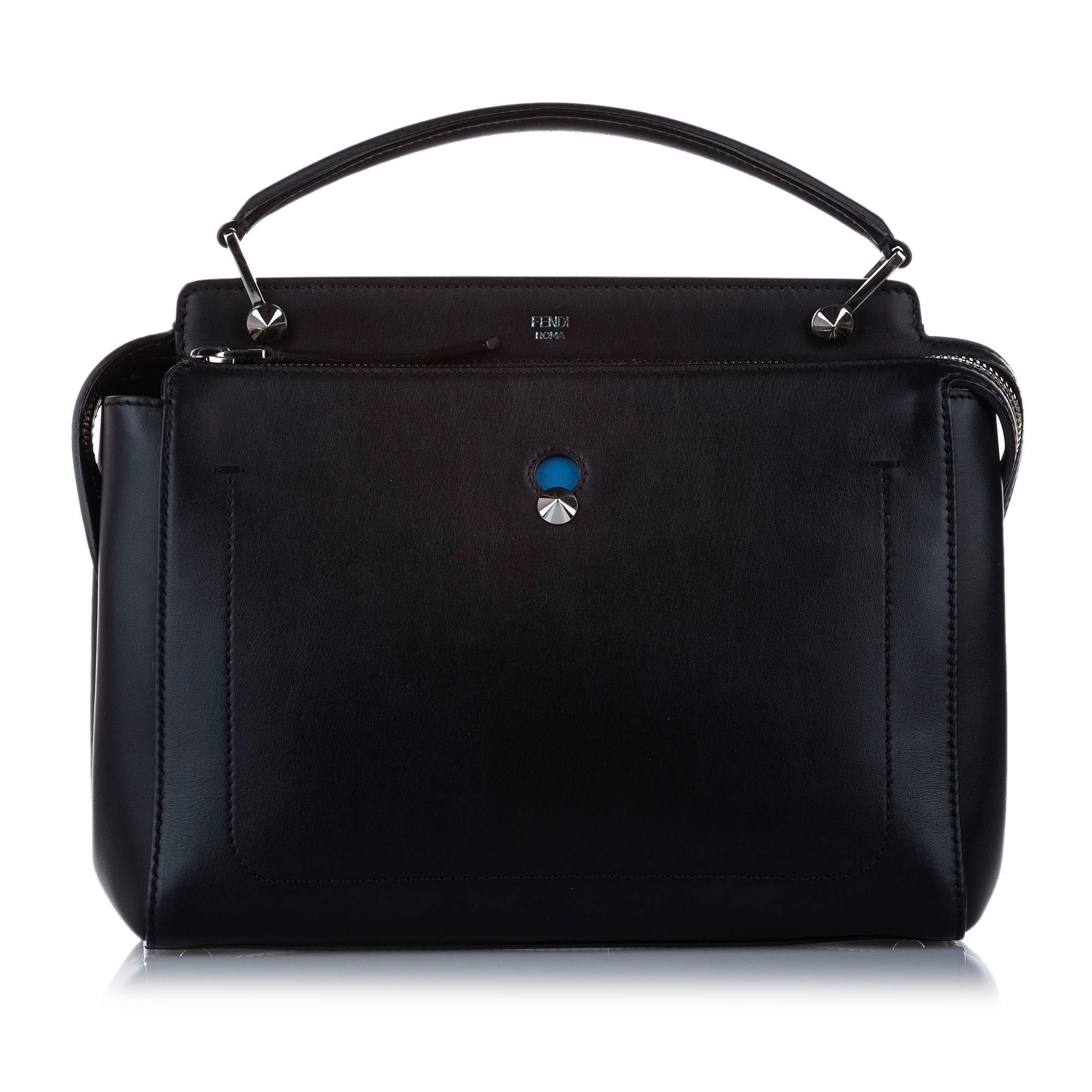 Fendi DotCom Leather Satchel (SHG-15578)