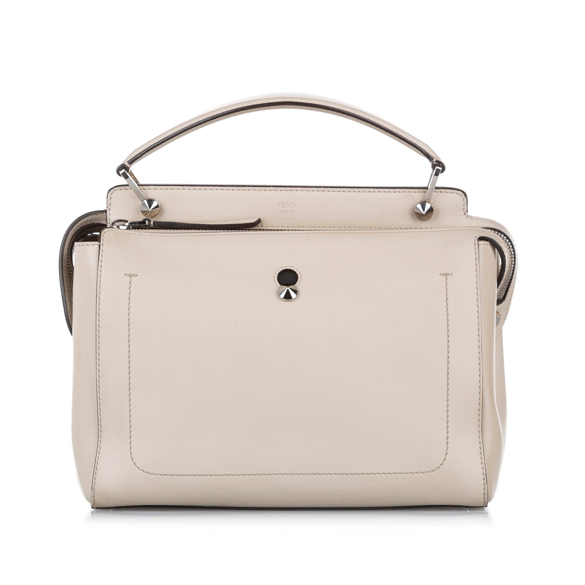 Fendi DotCom Leather Satchel (SHG-16970)