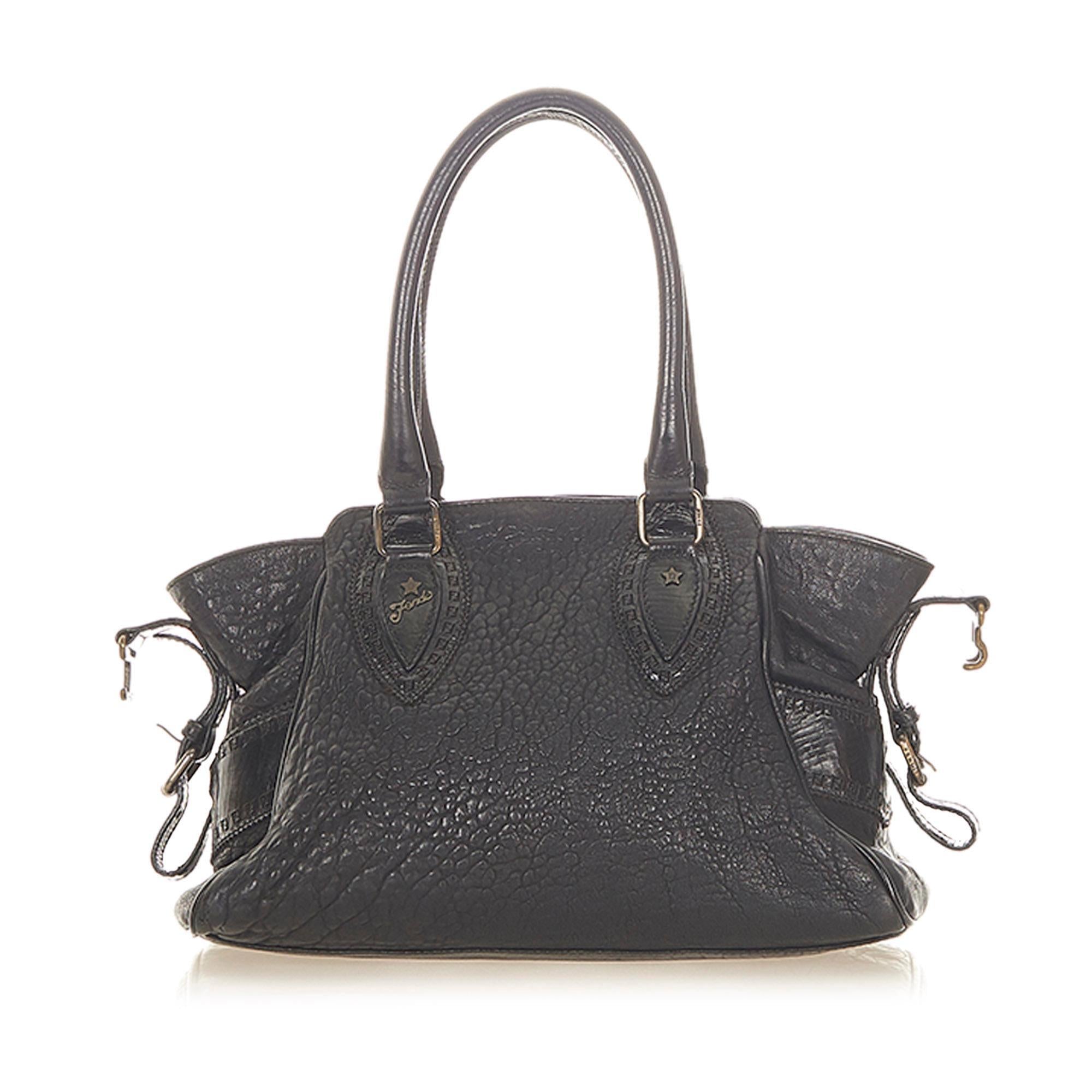 Fendi Etniko Leather Handbag (SHG-20423)