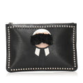 Fendi Karlito Leather Clutch Bag (SHG-11180)