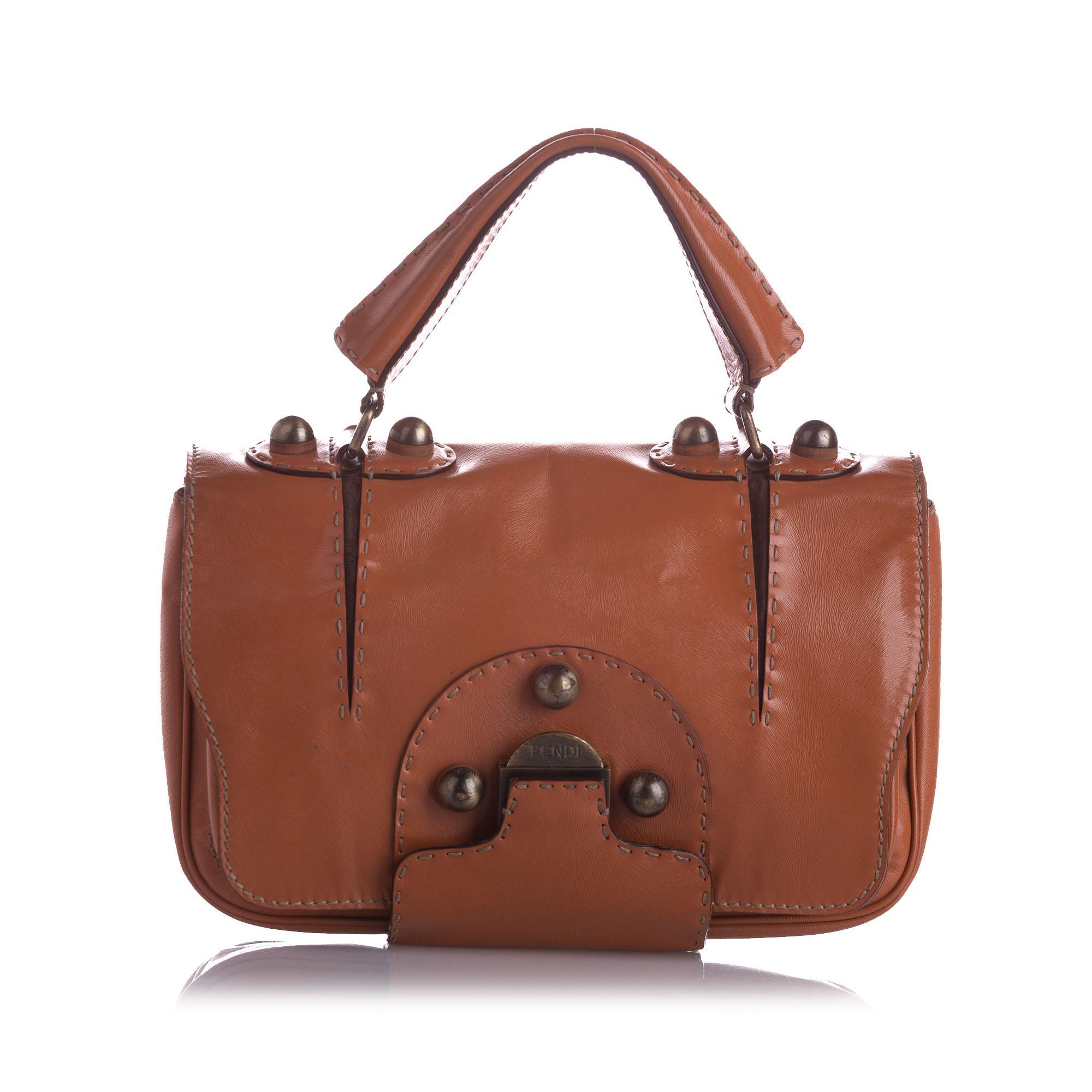 Fendi Leather Satchel (SHG-11222)