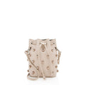 Fendi Leather Studded Mon Tresor Mini Bucket Bag (SHF-14117)