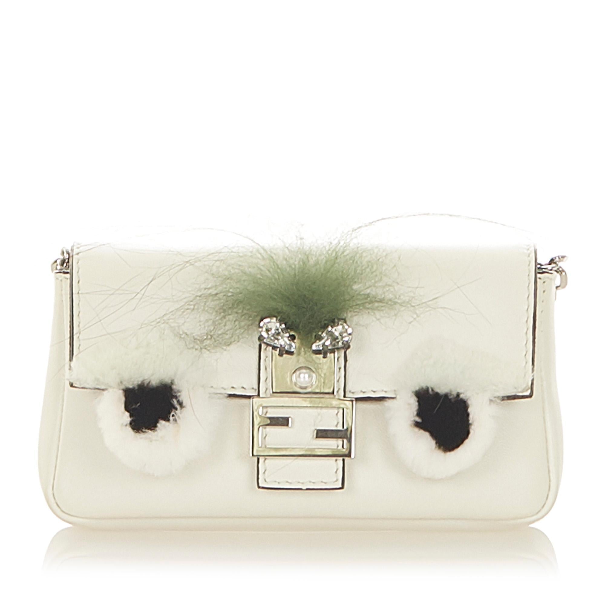 Fendi Micro Monster Leather Baguette (SHG-20165)