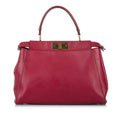 Fendi Peekaboo Leather Satchel (SHG-17424)