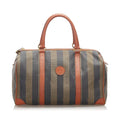 Fendi Pequin Boston Bag (SHG-18851)