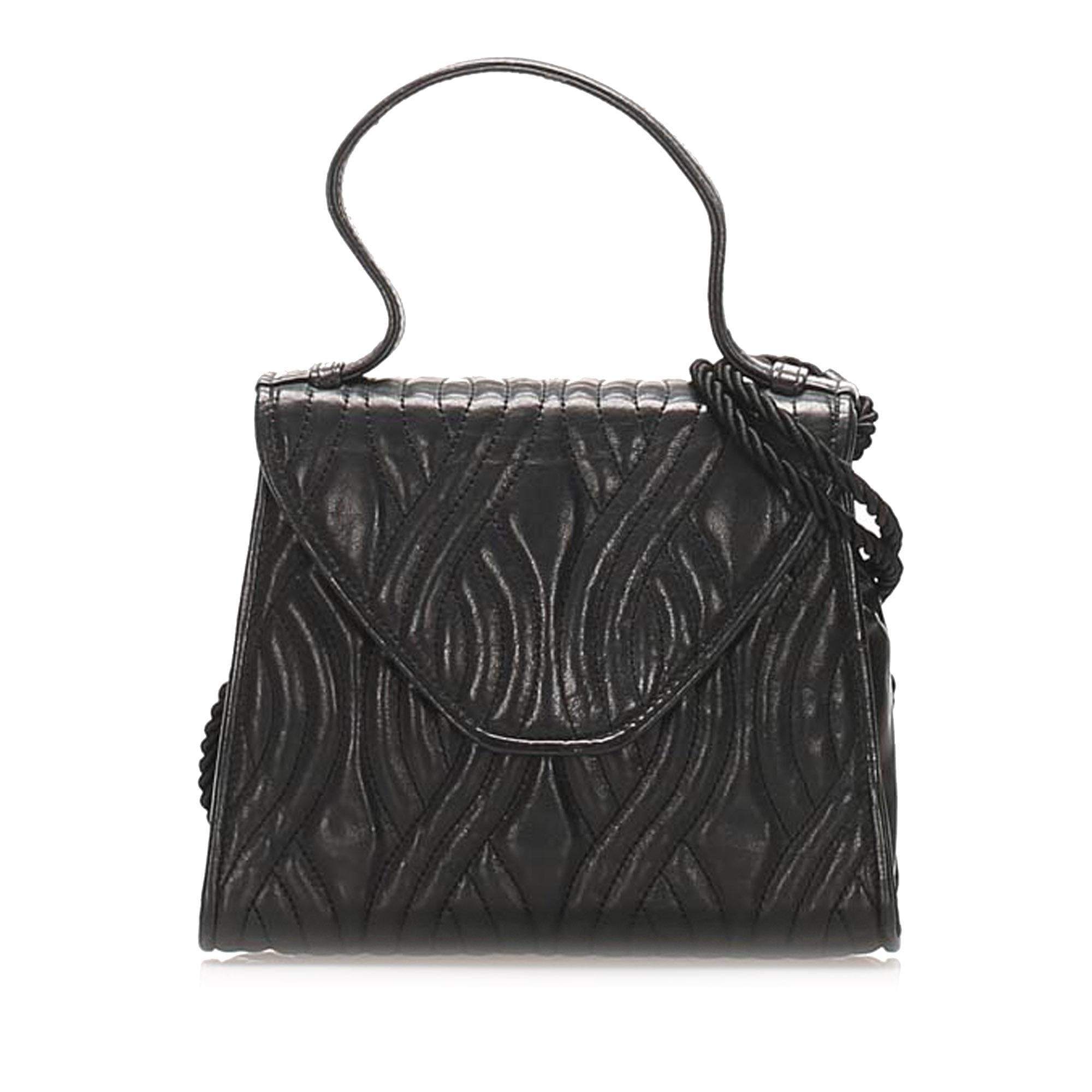 Fendi Quilted Leather Satchel (SHG-14889)