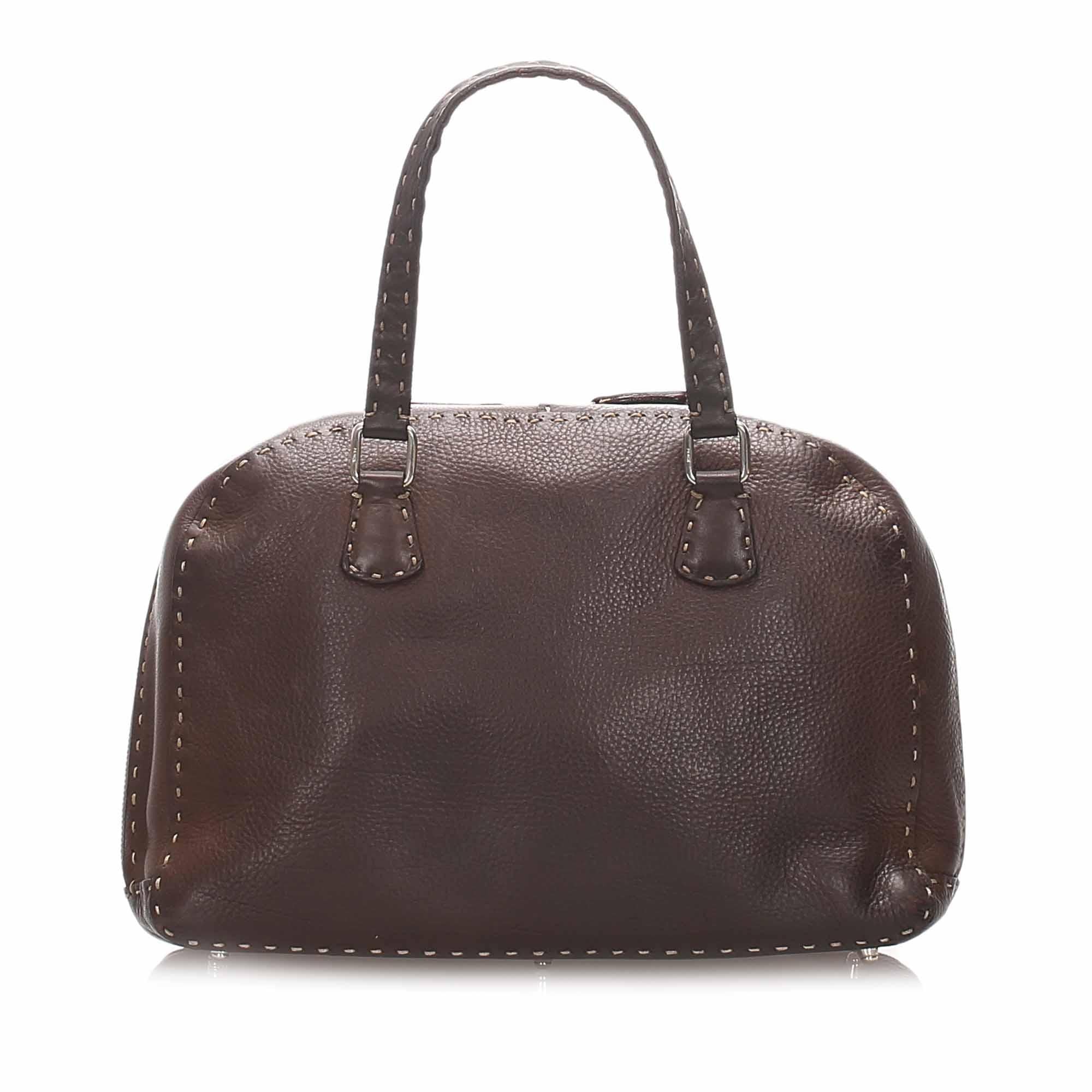Fendi Selleria Leather Handbag (SHG-15908)
