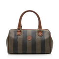 Fendi Vintage Pequin Satchel