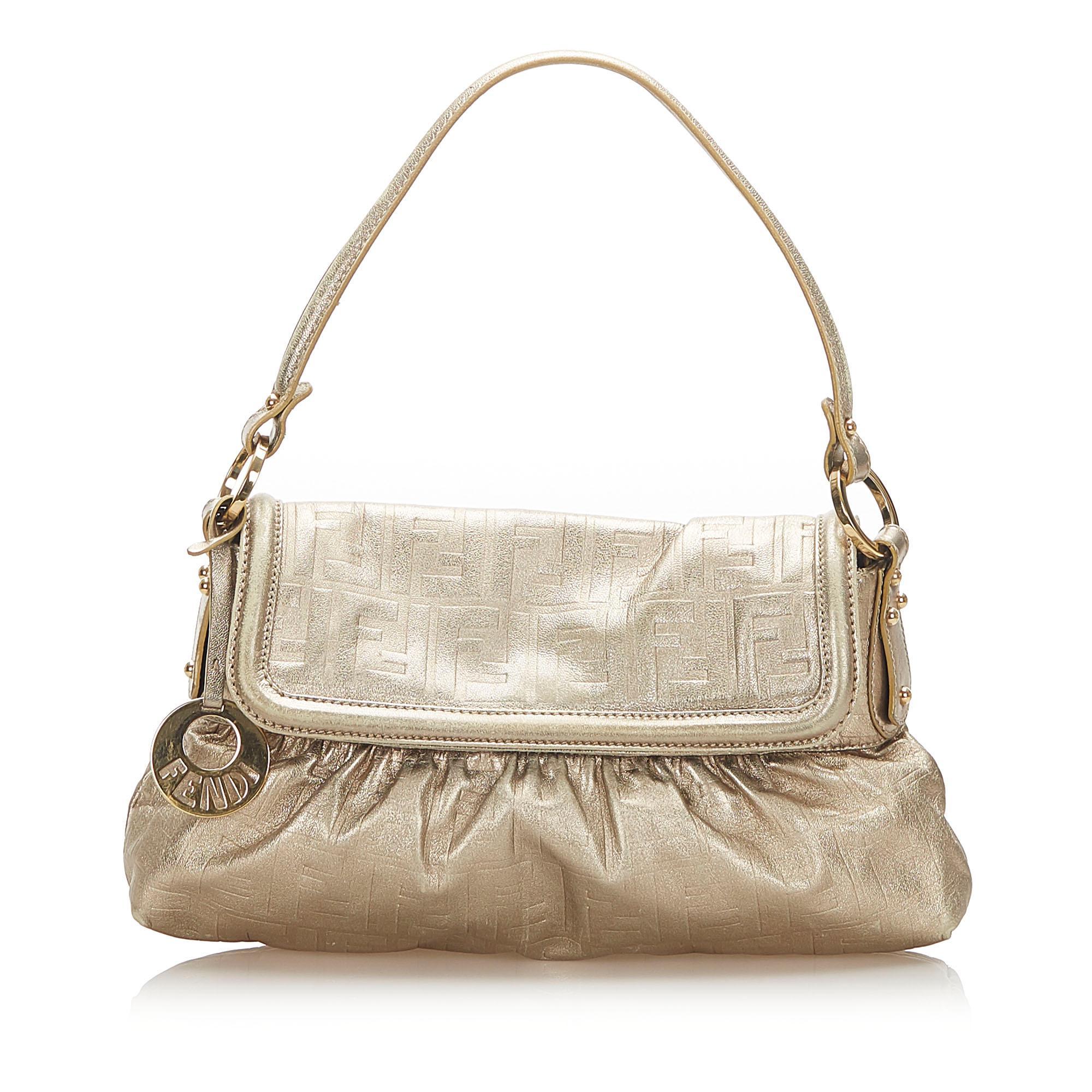 Fendi Zucca Chef Leather Shoulder Bag (SHG-17805)