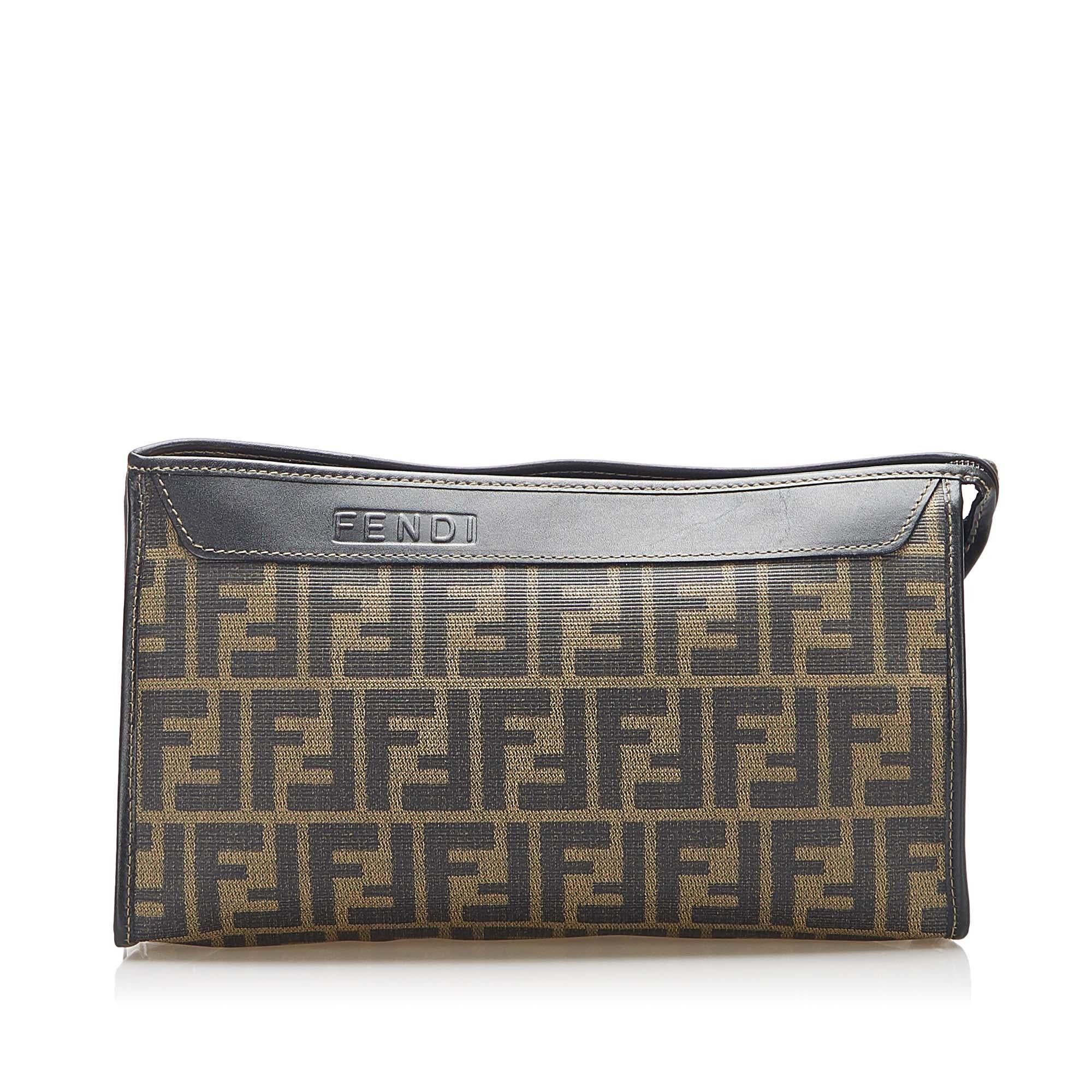 Fendi Zucca Clutch  (SHG-16615)