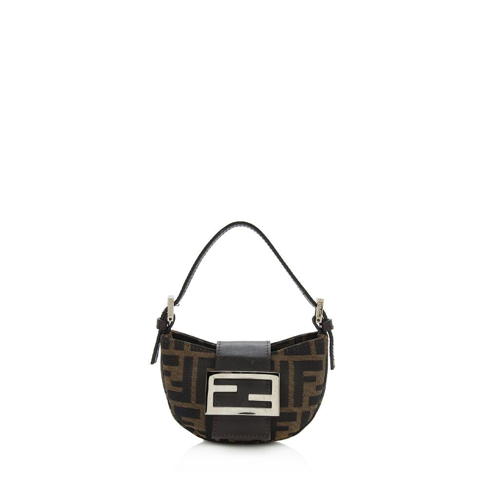 Fendi Zucca Mini Baguette Bag (SHF-11896)