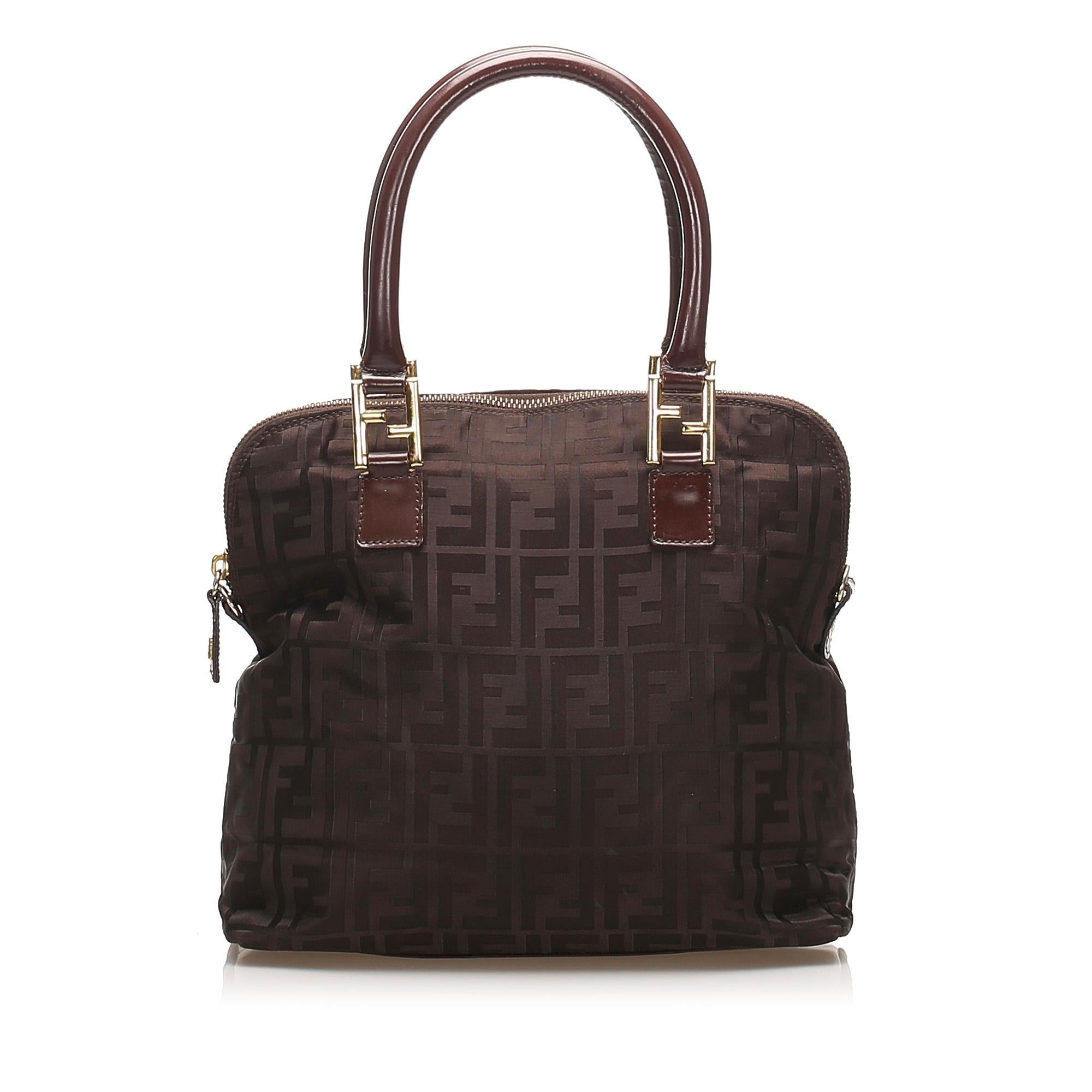Fendi Zucca Nylon Handbag (SHG-12127)