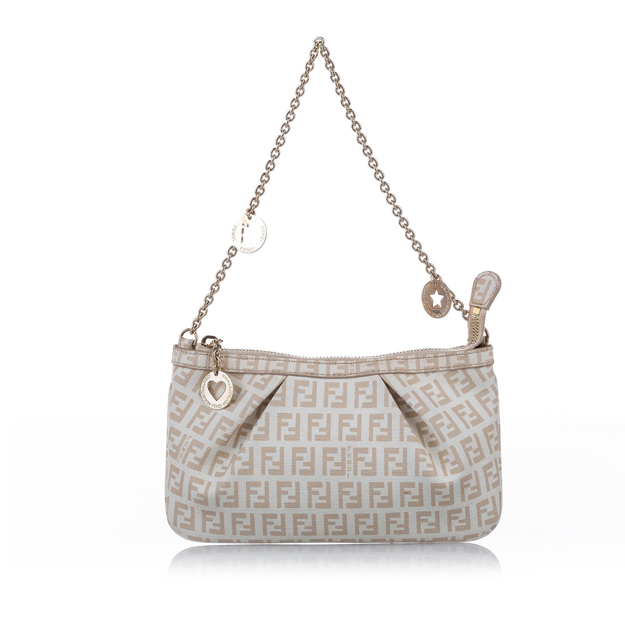 Fendi Zucchino Canvas Baguette (SHG-15960)