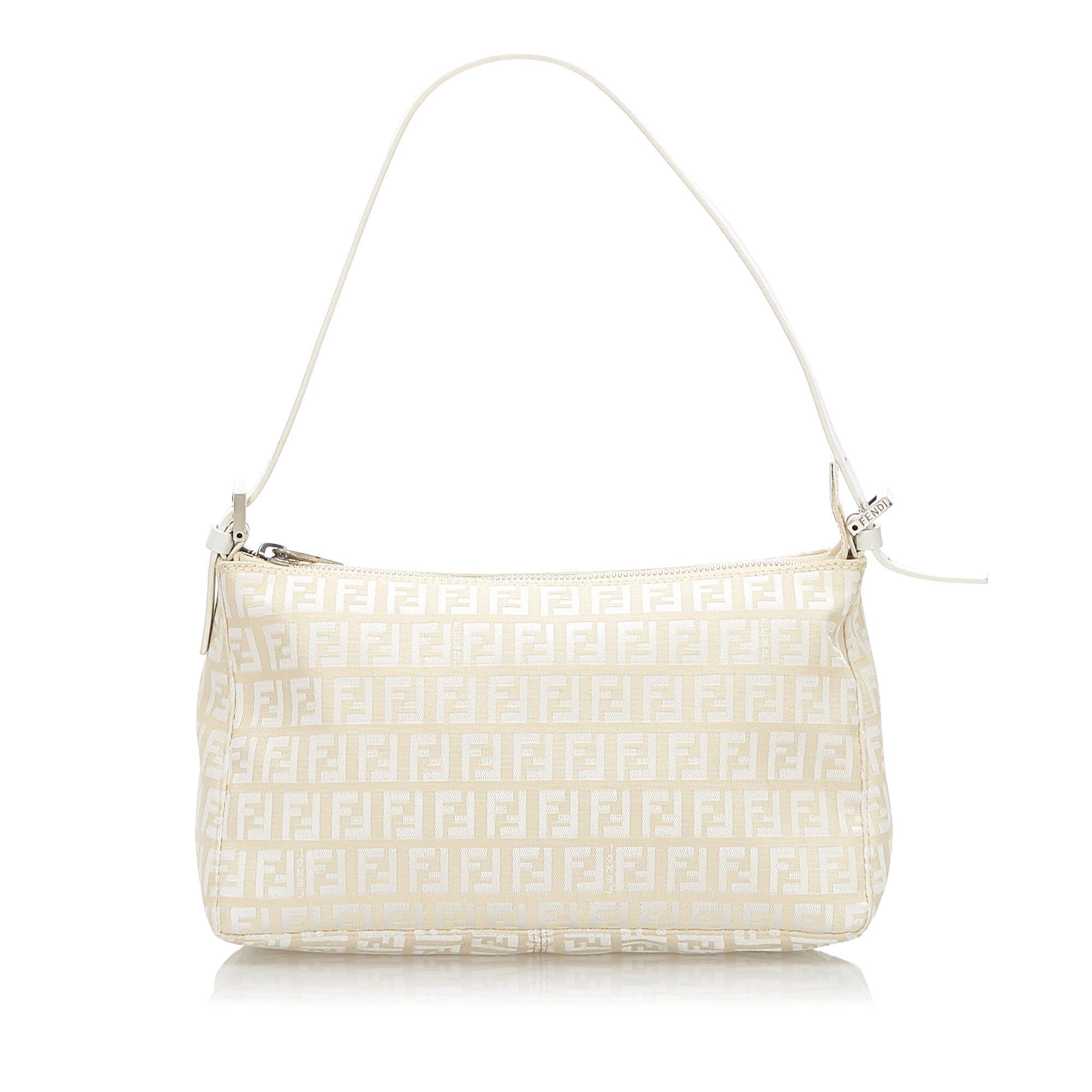 Fendi Zucchino Canvas Baguette (SHG-18711)