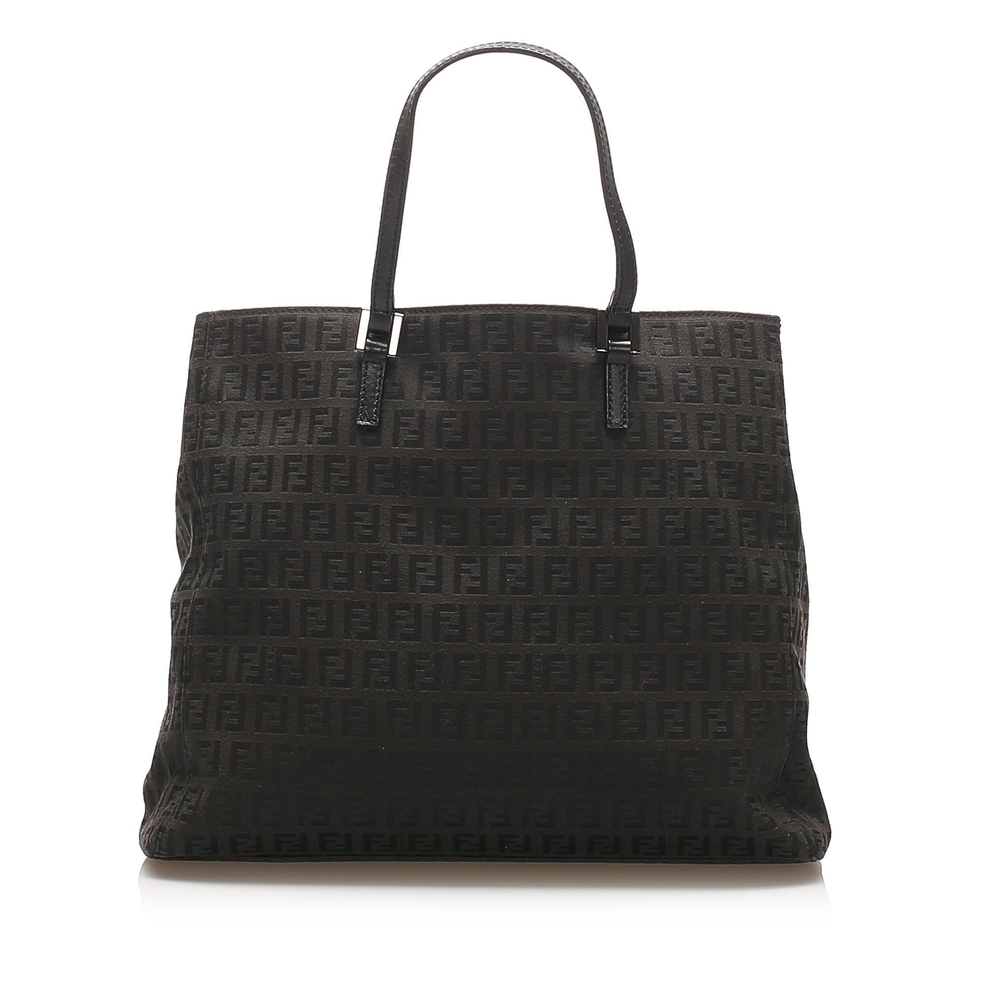 Fendi Zucchino Canvas Tote Bag (SHG-14888)