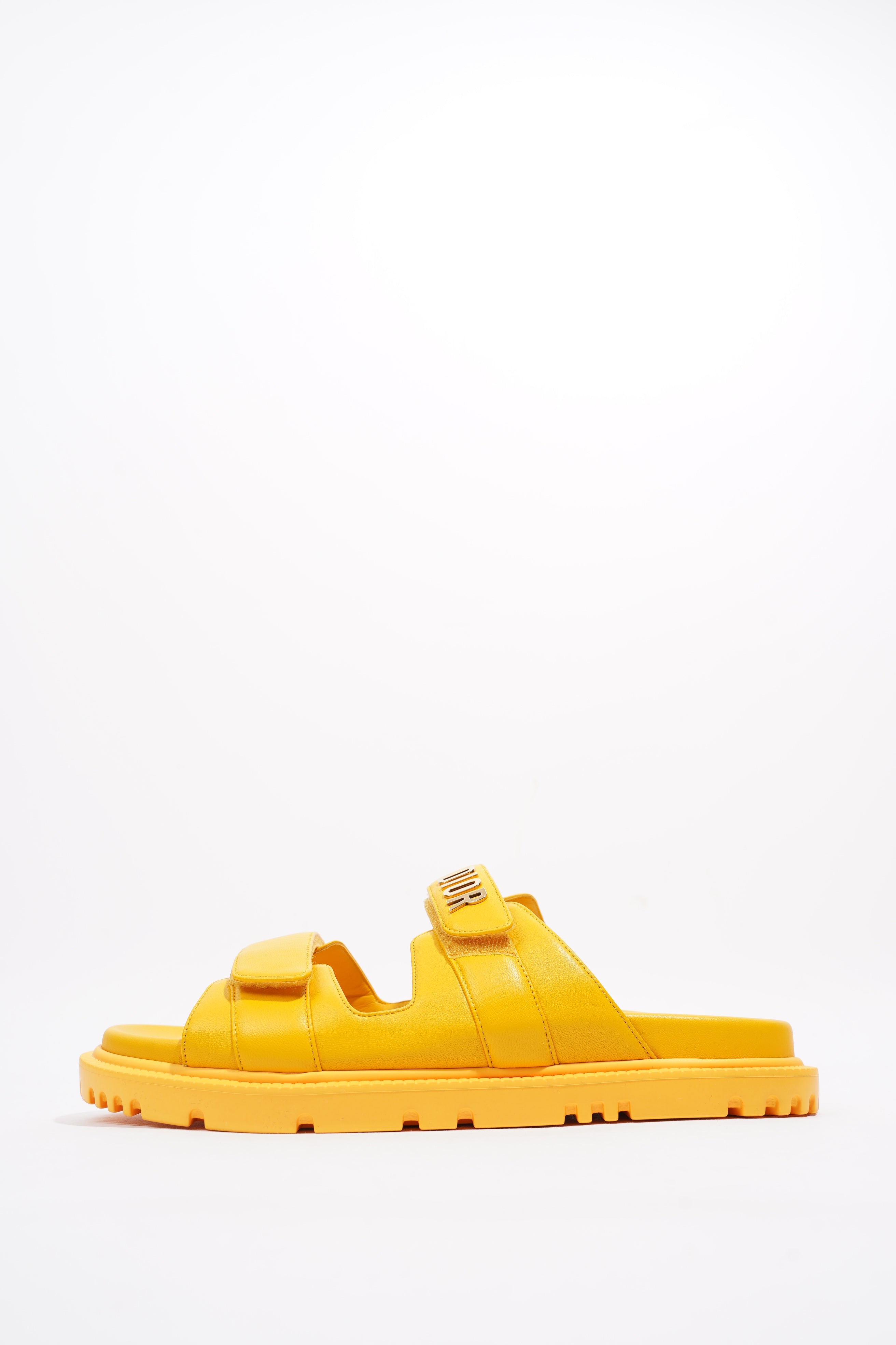 Christian Dior Dioract Yellow Leather EU 41 UK 8