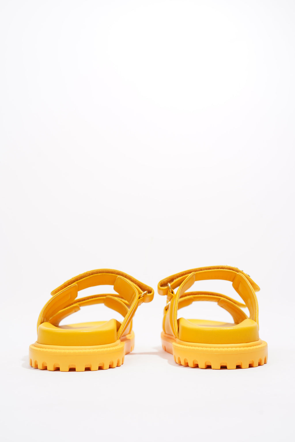 Christian Dior Dioract Yellow Leather EU 41 UK 8