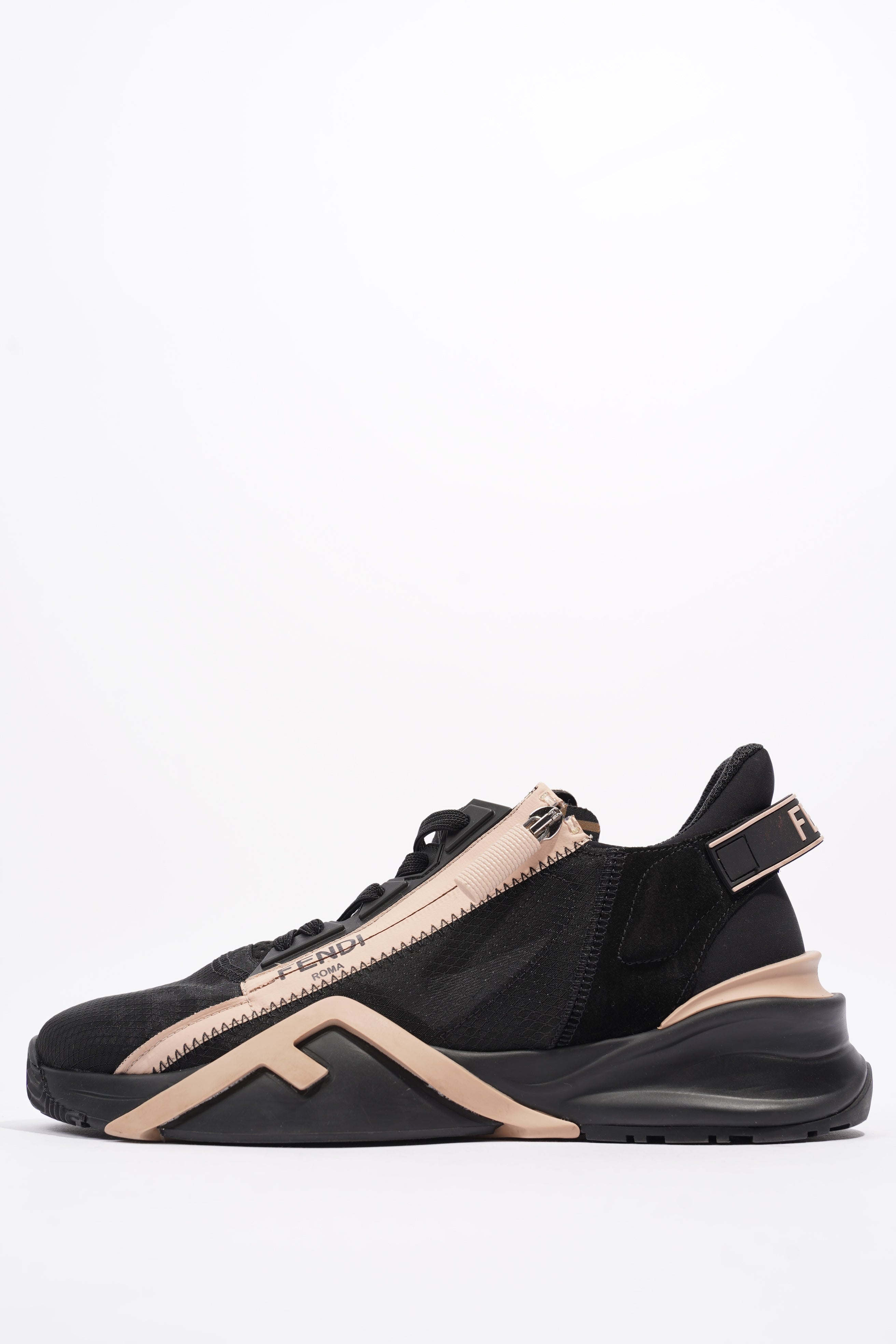 Fendi Flow Sneaker Black / Nude Nylon EU 40 UK 7