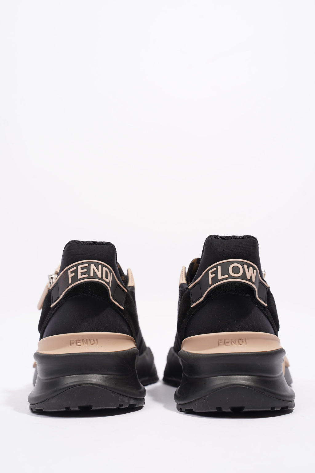 Fendi Flow Sneaker Black / Nude Nylon EU 40 UK 7