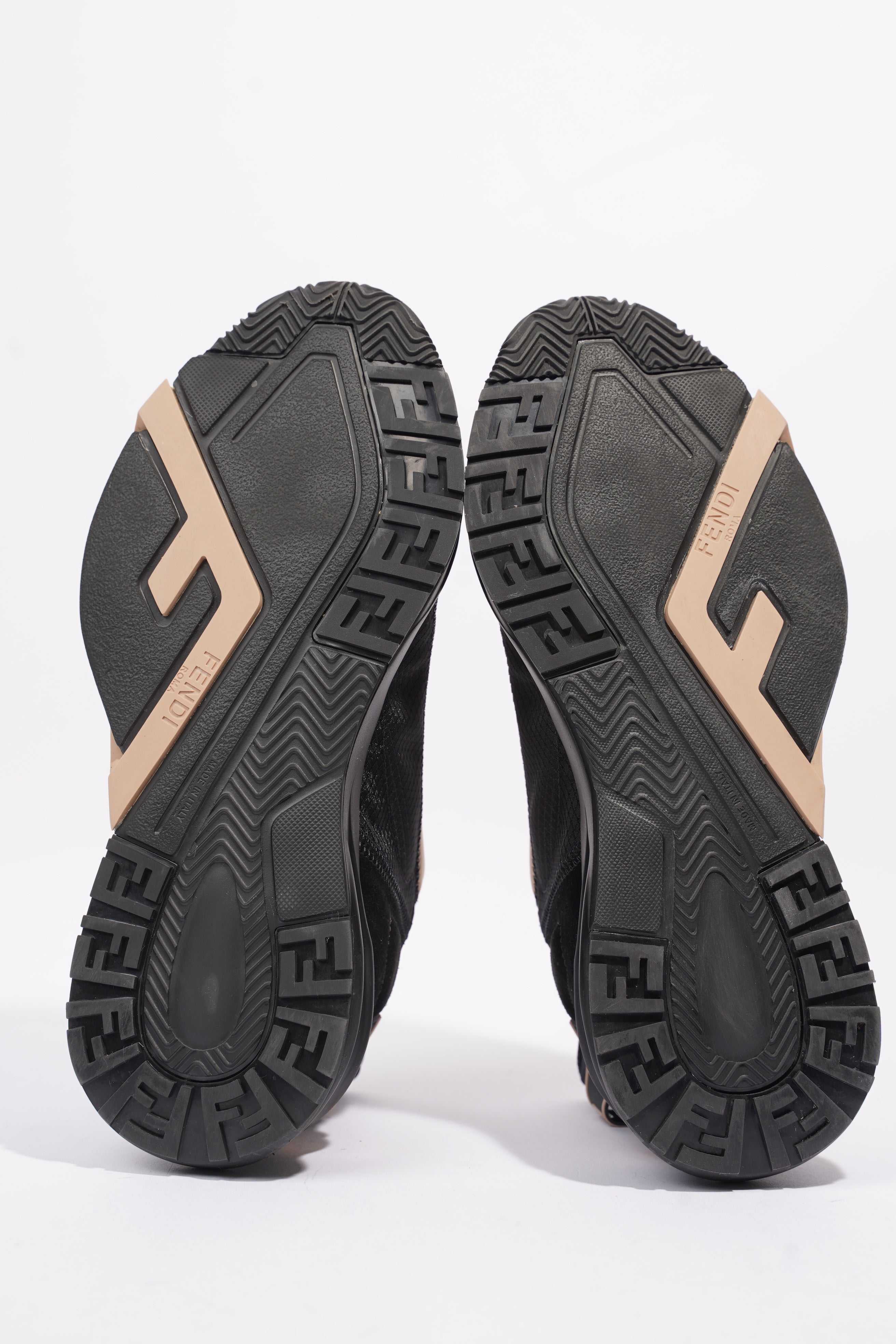 Fendi Flow Sneaker Black / Nude Nylon EU 40 UK 7