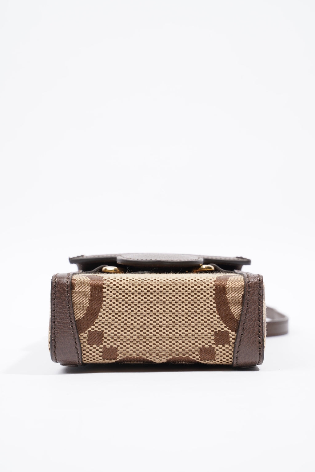 Gucci 1955 Horsebit Mini Beige and ebony GG supreme canvas Canvas
