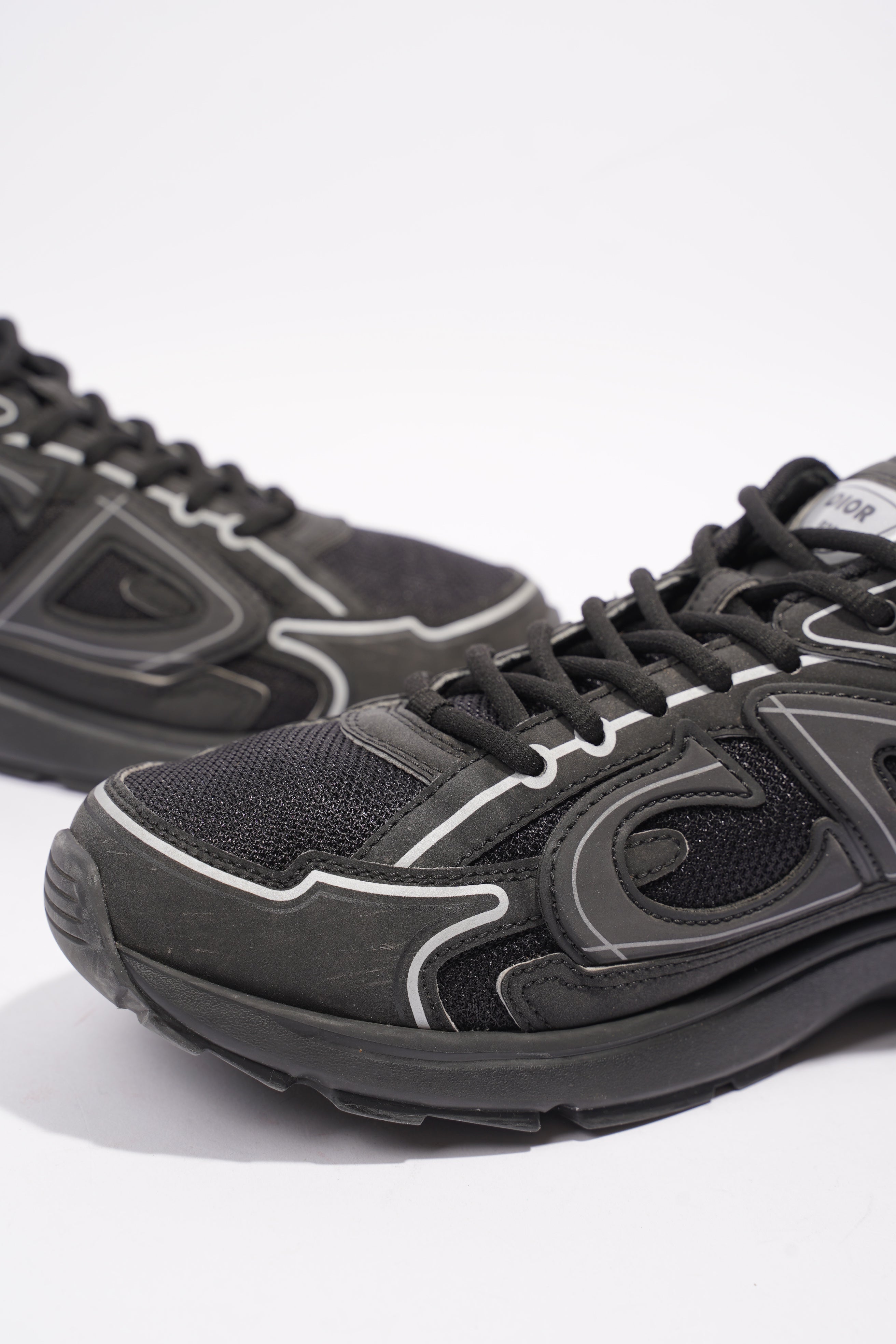 Christian Dior B30 Black / Silver Mesh EU 43 UK 9