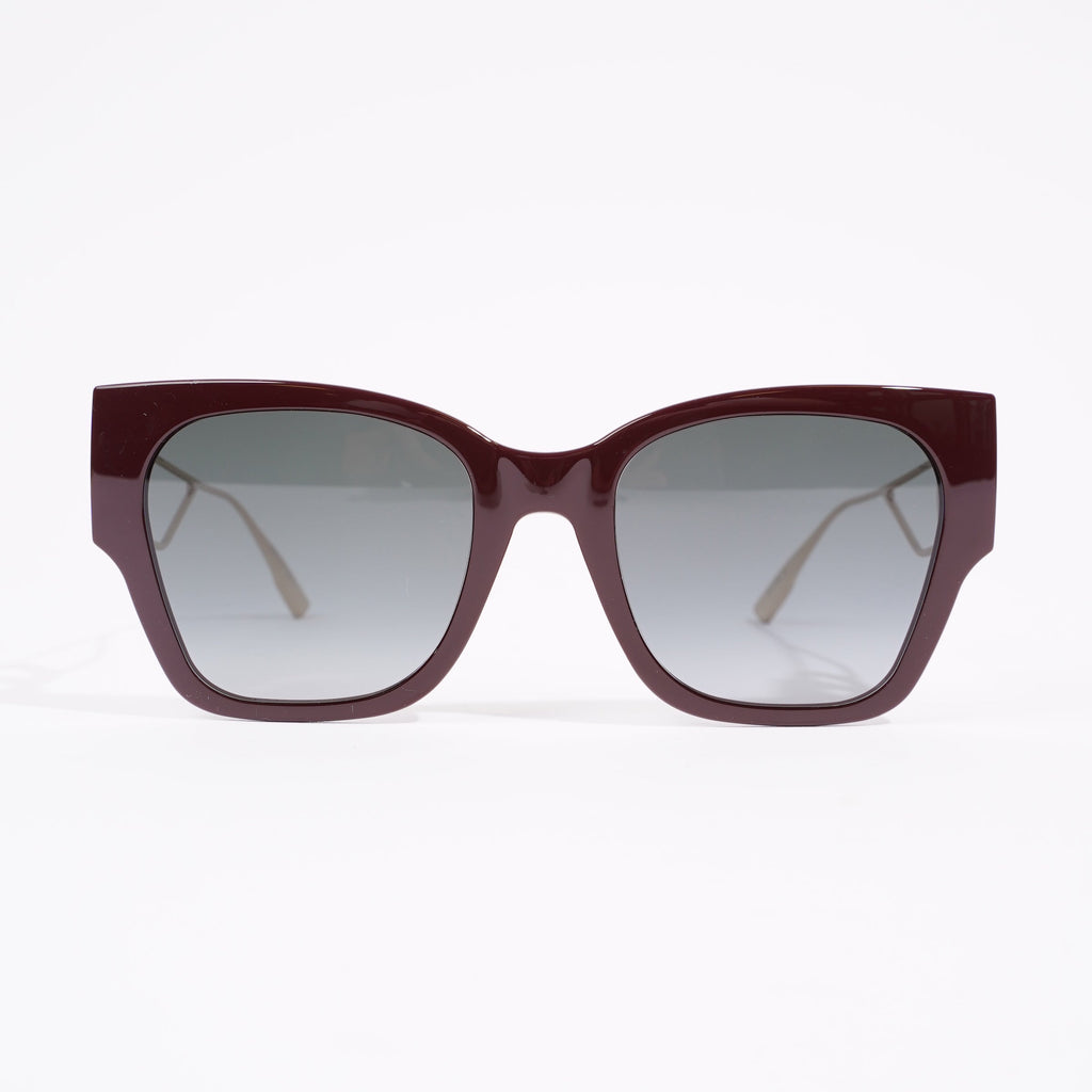 Christian Dior 30 Montaigne Sunglasses Maroon / Gold Acetate 135mm