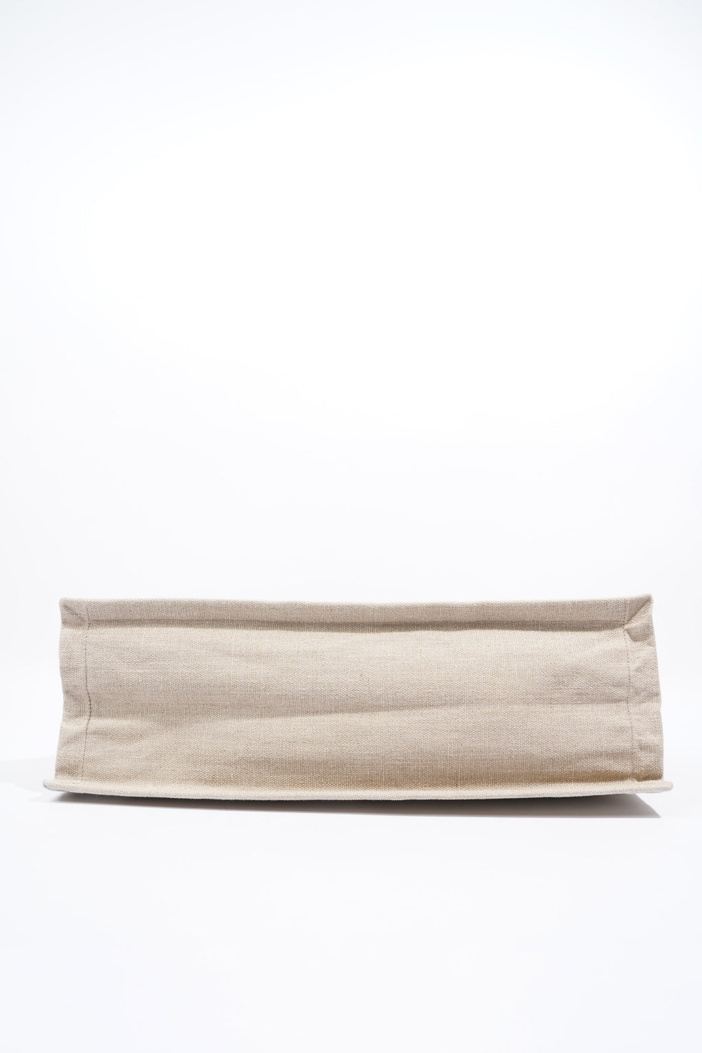 Saint Laurent Rive Gauche Tote Beige Cotton