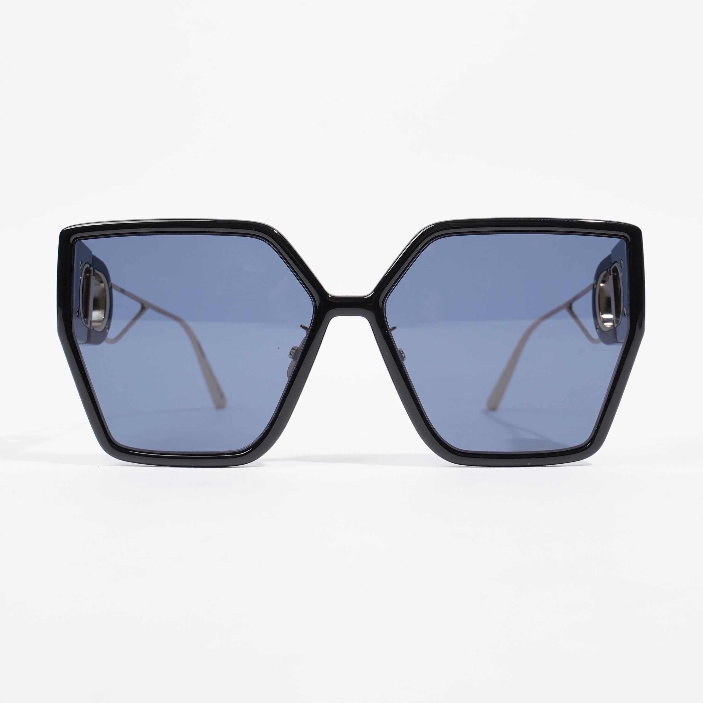 Christian Dior 30 Montaigne Sunglasses Black / Gold Acetate 130
