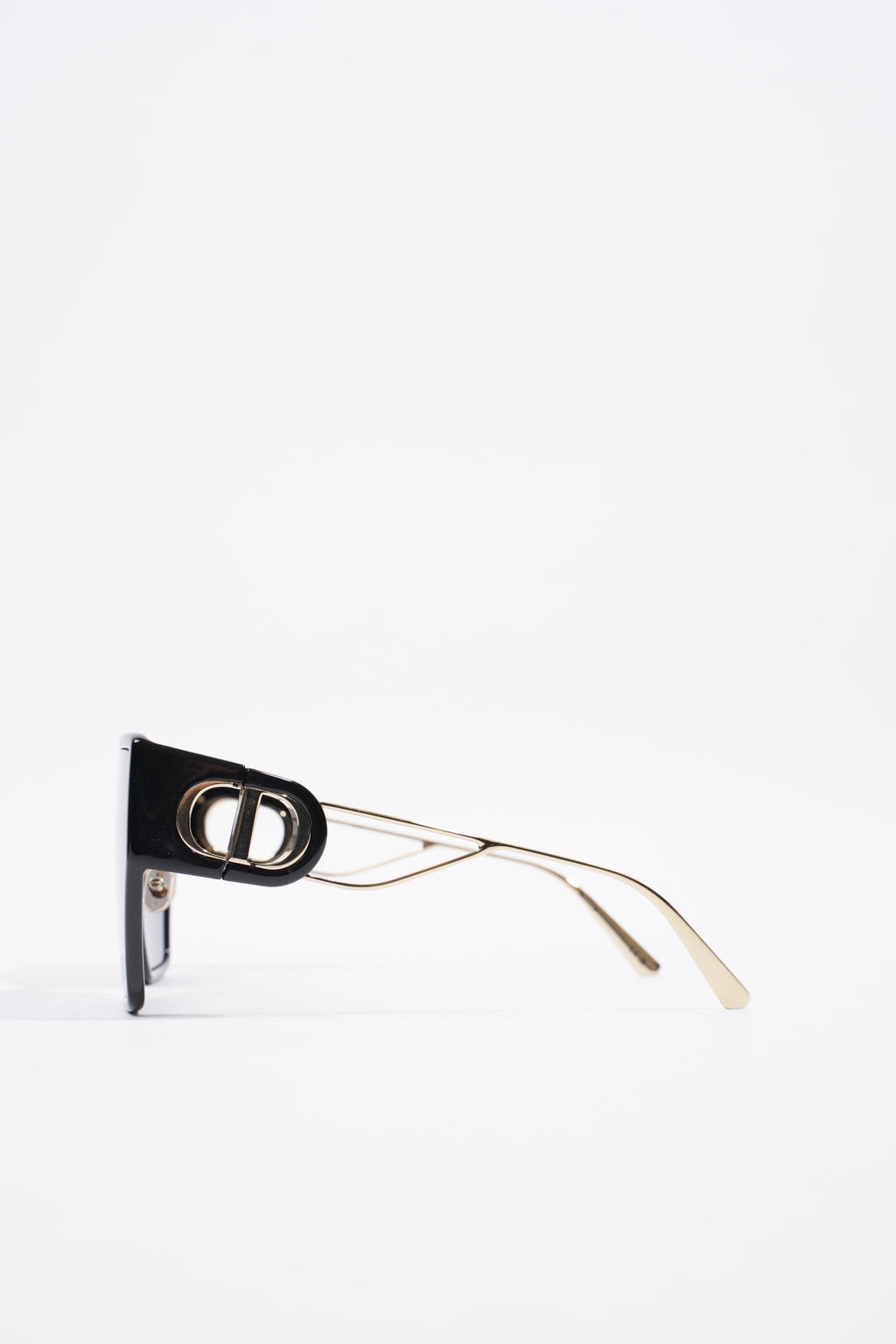 Christian Dior 30 Montaigne Sunglasses Black / Gold Acetate 130
