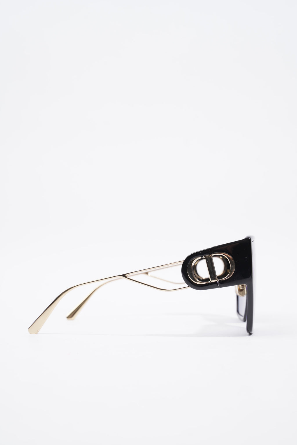 Christian Dior 30 Montaigne Sunglasses Black / Gold Acetate 130