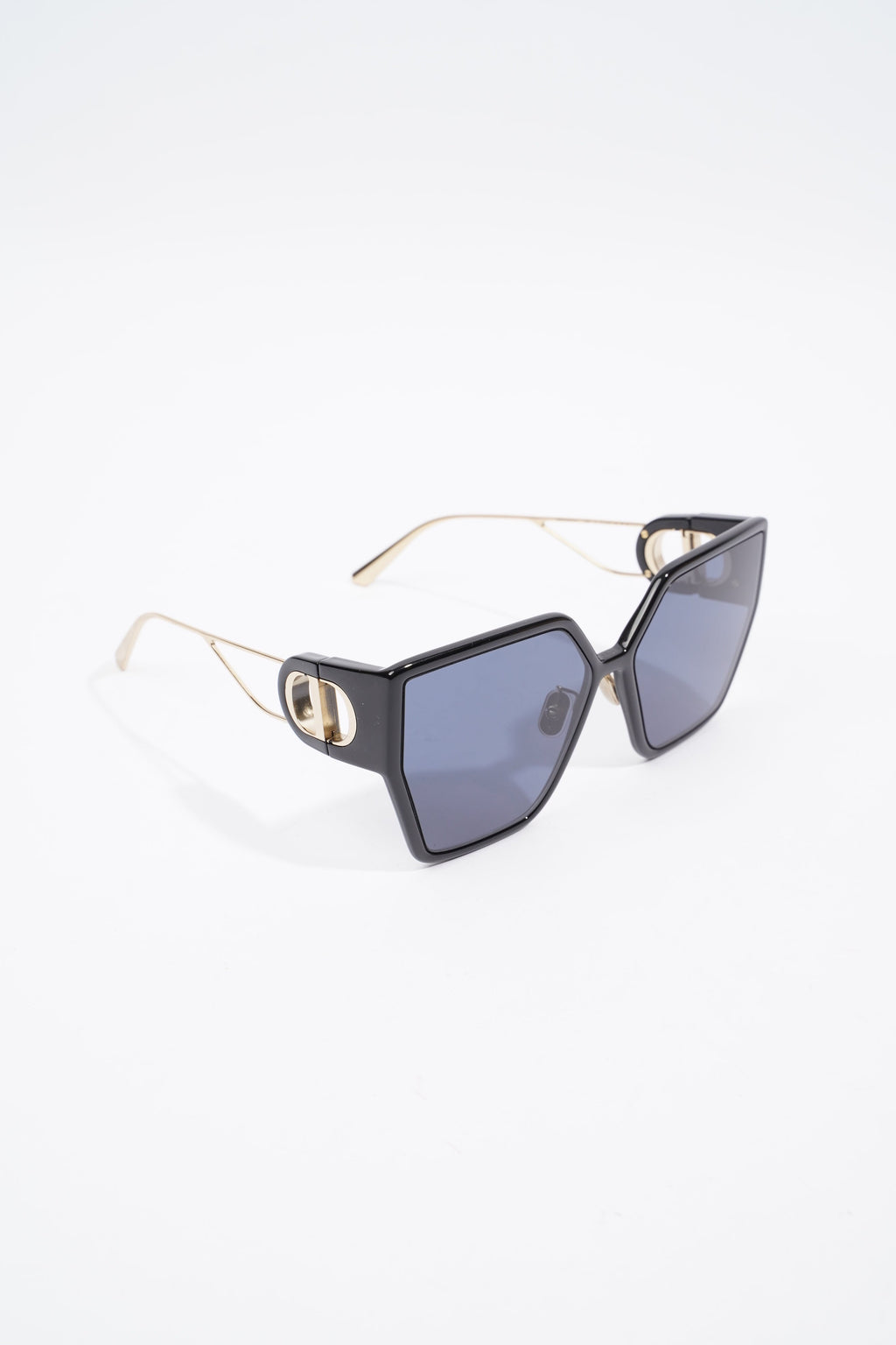 Christian Dior 30 Montaigne Sunglasses Black / Gold Acetate 130