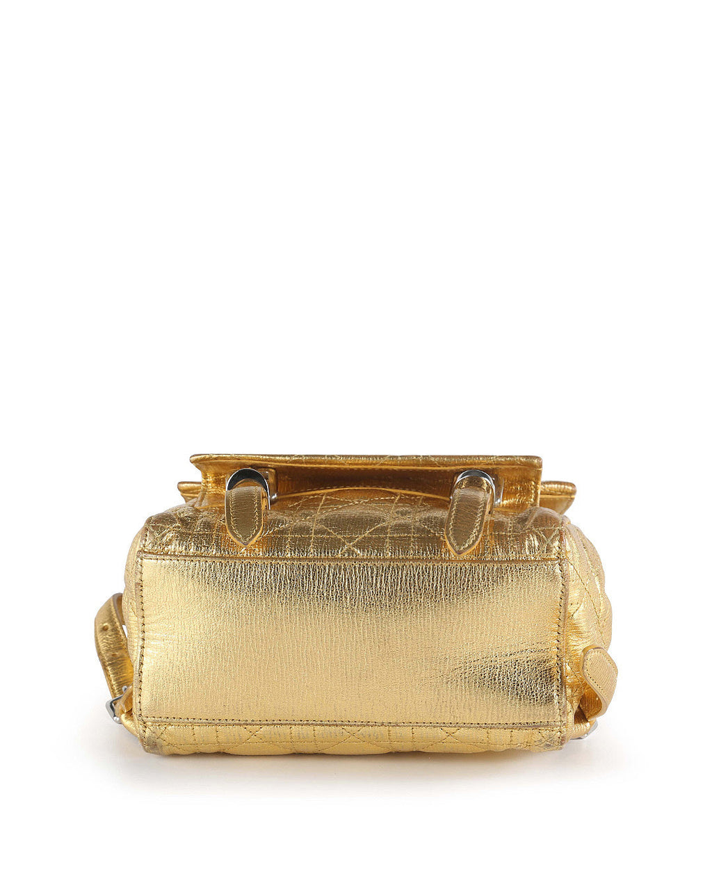 Dior Stardust Gold Leather Cannage Backpack