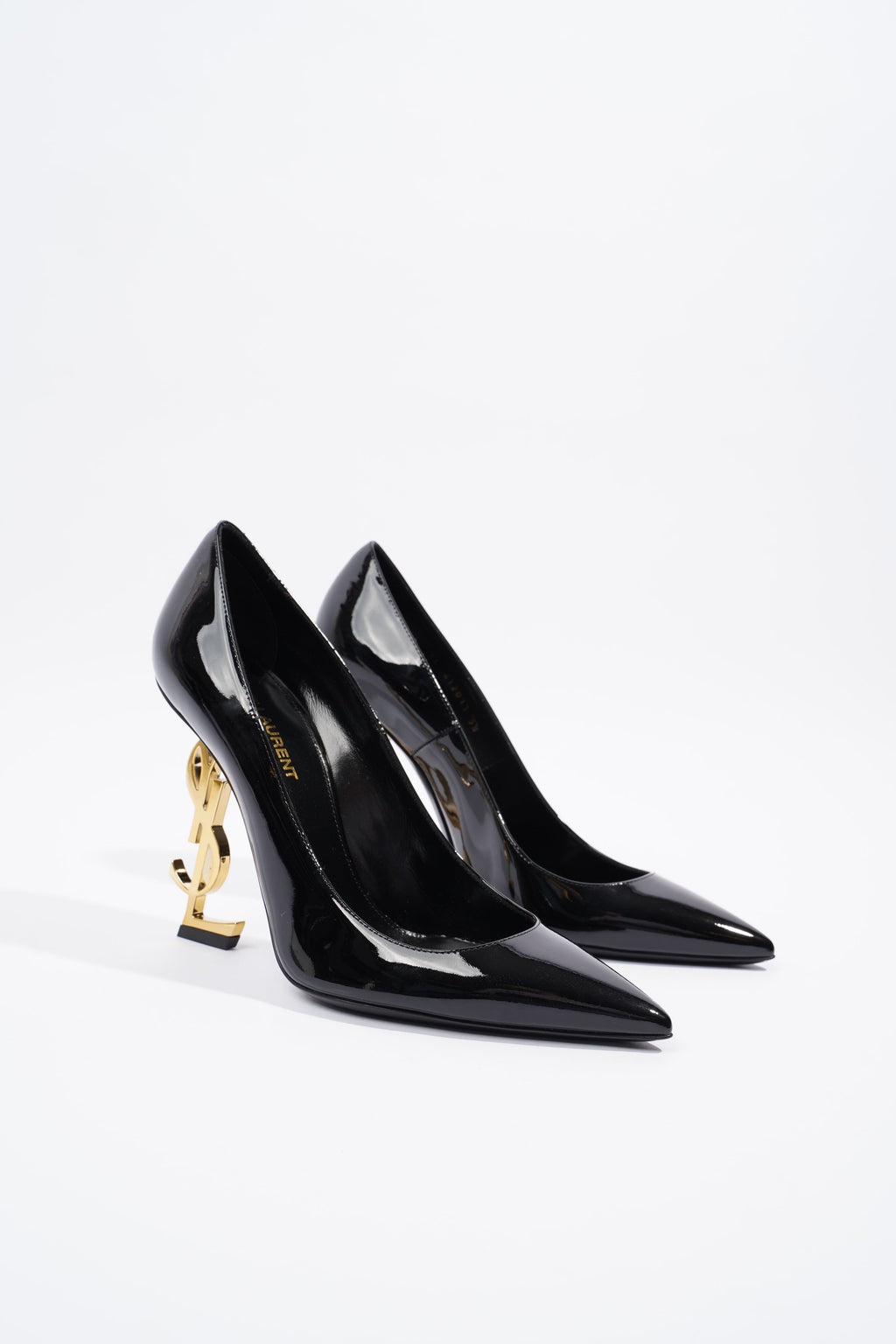 Saint Laurent Opyum Black Patent Leather EU 38 UK 5
