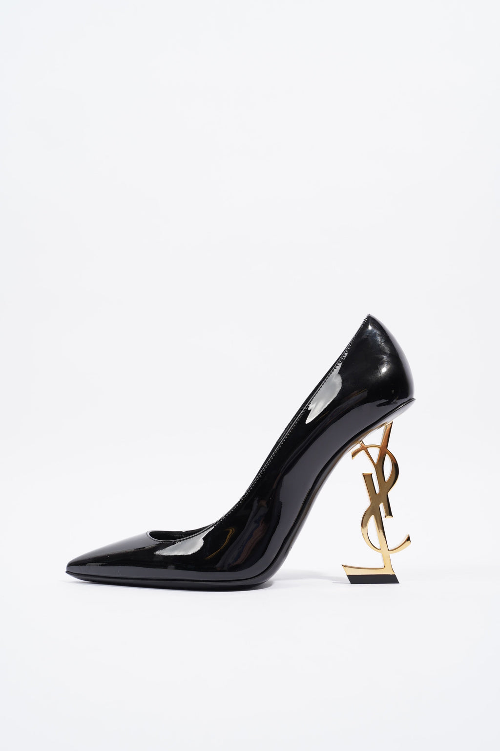 Saint Laurent Opyum Black Patent Leather EU 38 UK 5