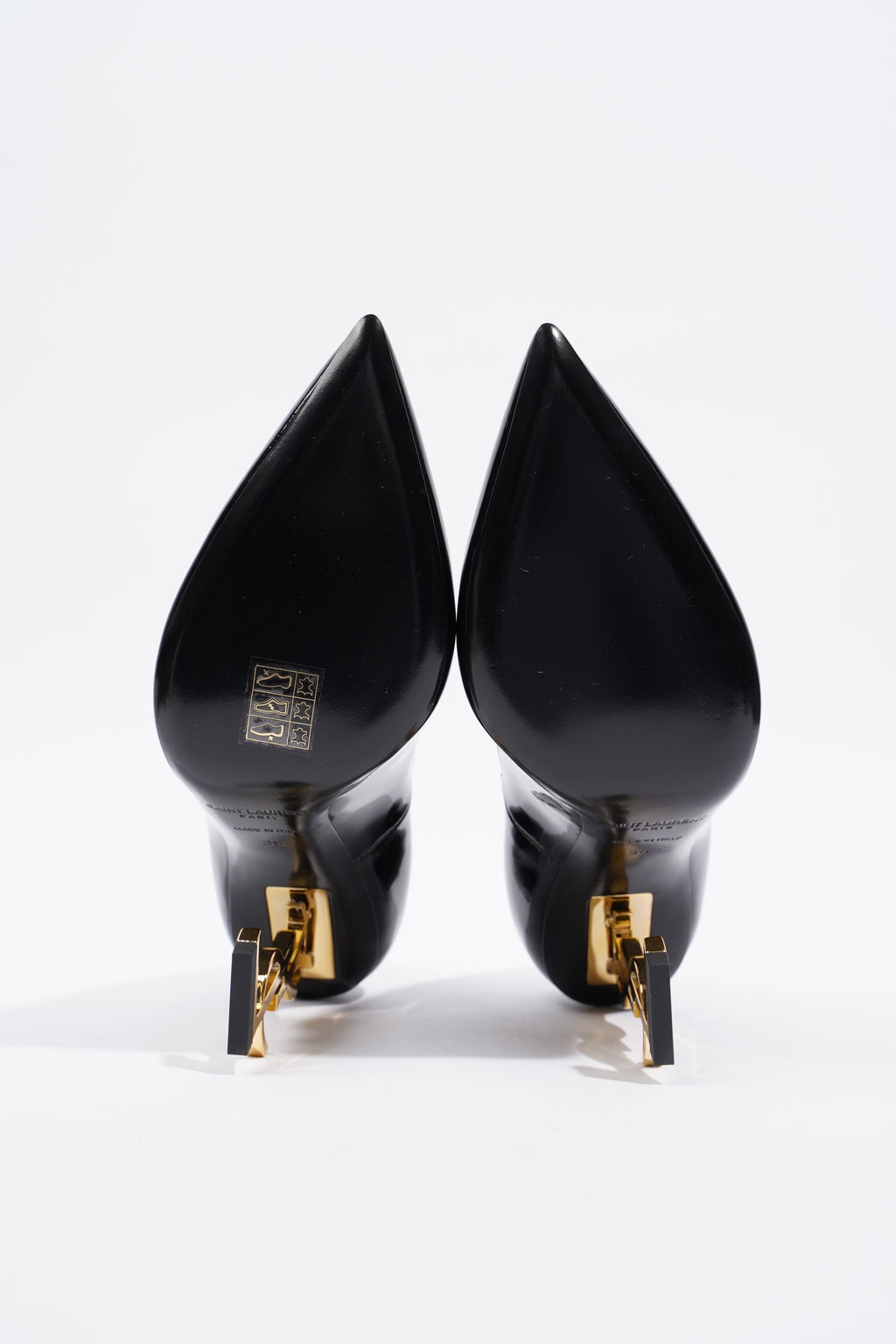 Saint Laurent Opyum Black Patent Leather EU 38 UK 5