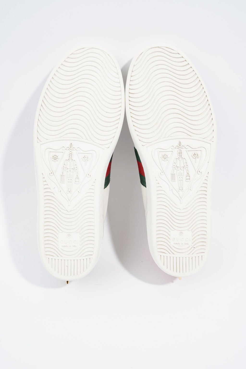 Gucci Ace Studded White / Red / Green Leather EU 37 UK 4