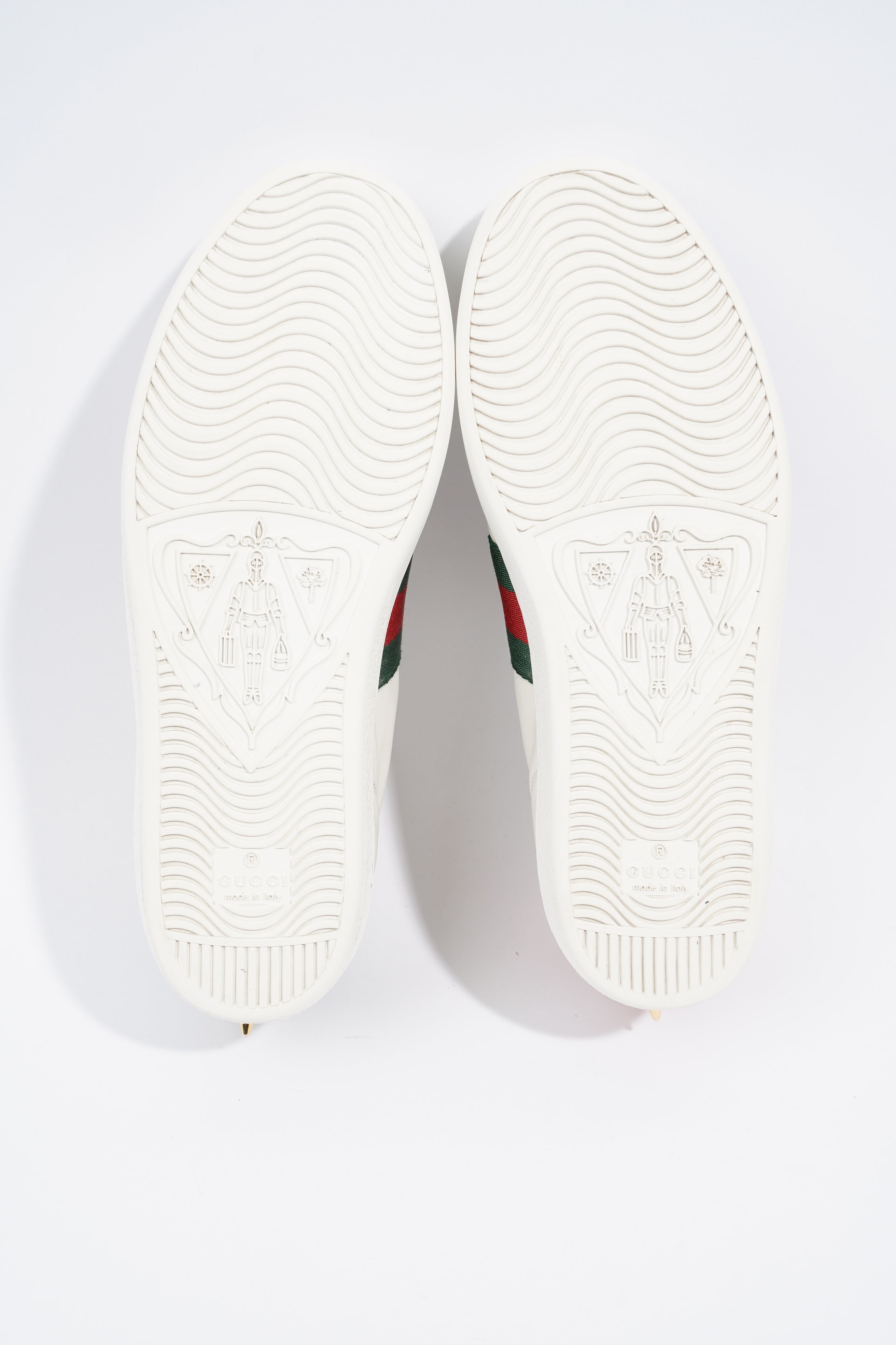 Gucci Ace Studded White / Red / Green Leather EU 37 UK 4
