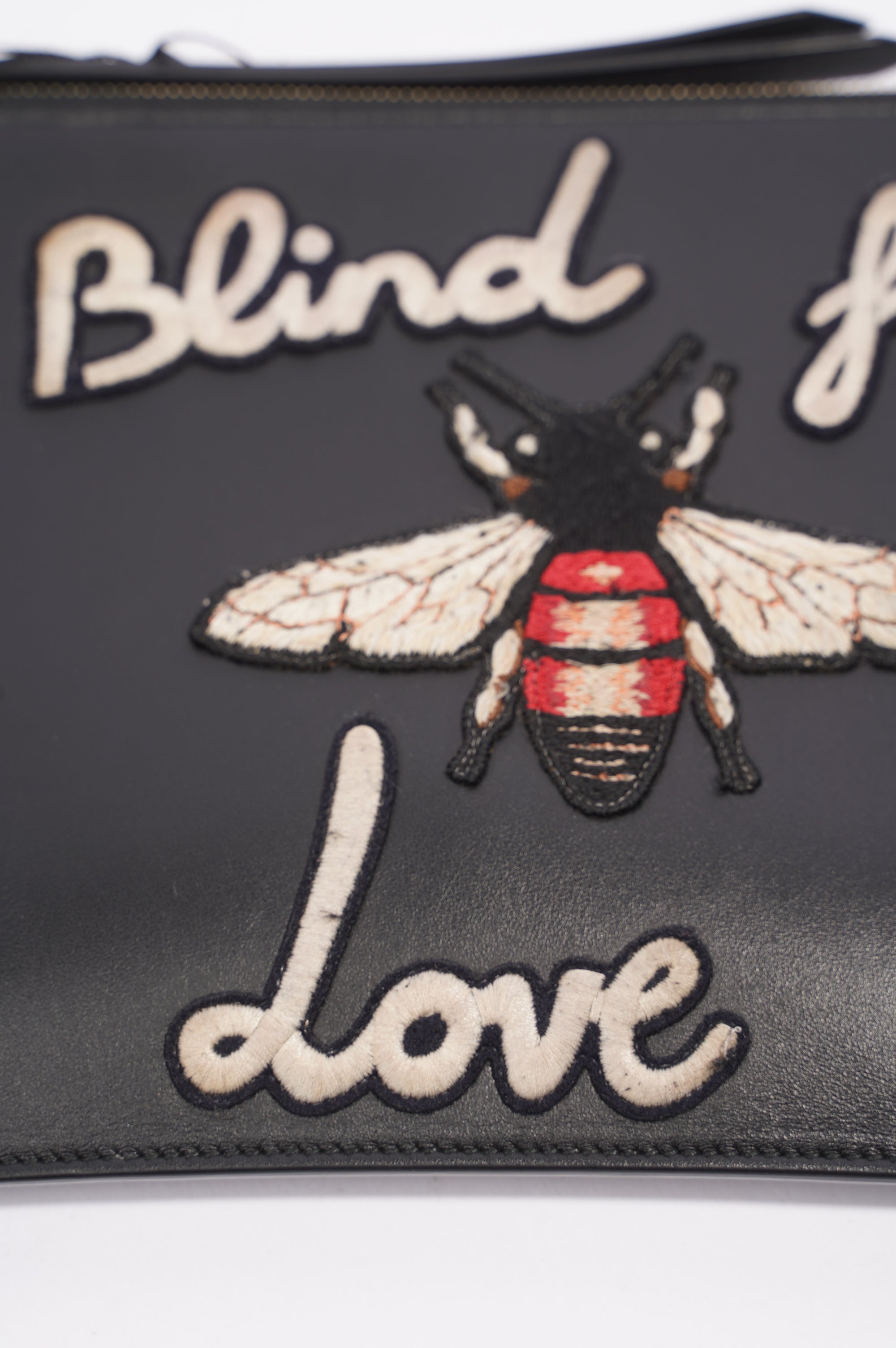 Gucci Blind For Love Black Leather